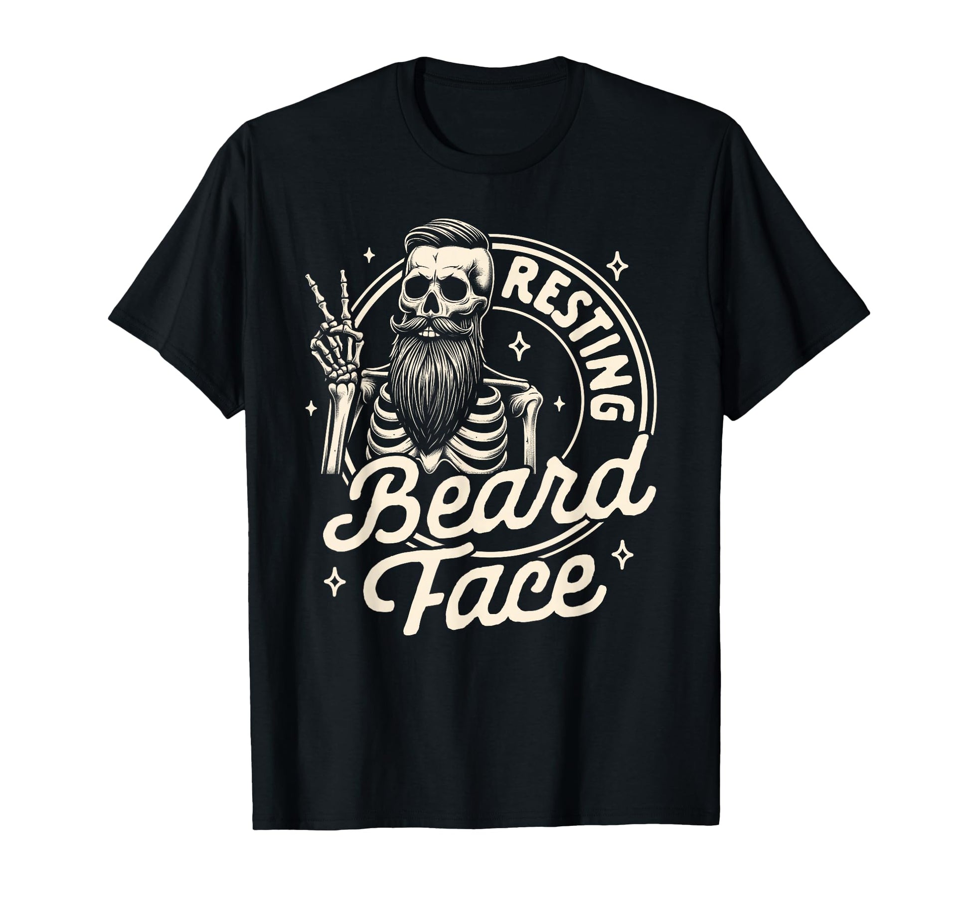 Bearded Dad Daddy Papa Fathers Day T-Shirt - Aesthetic Graphic for Adults - T-Shirt, Sweatshirt, Hoodie