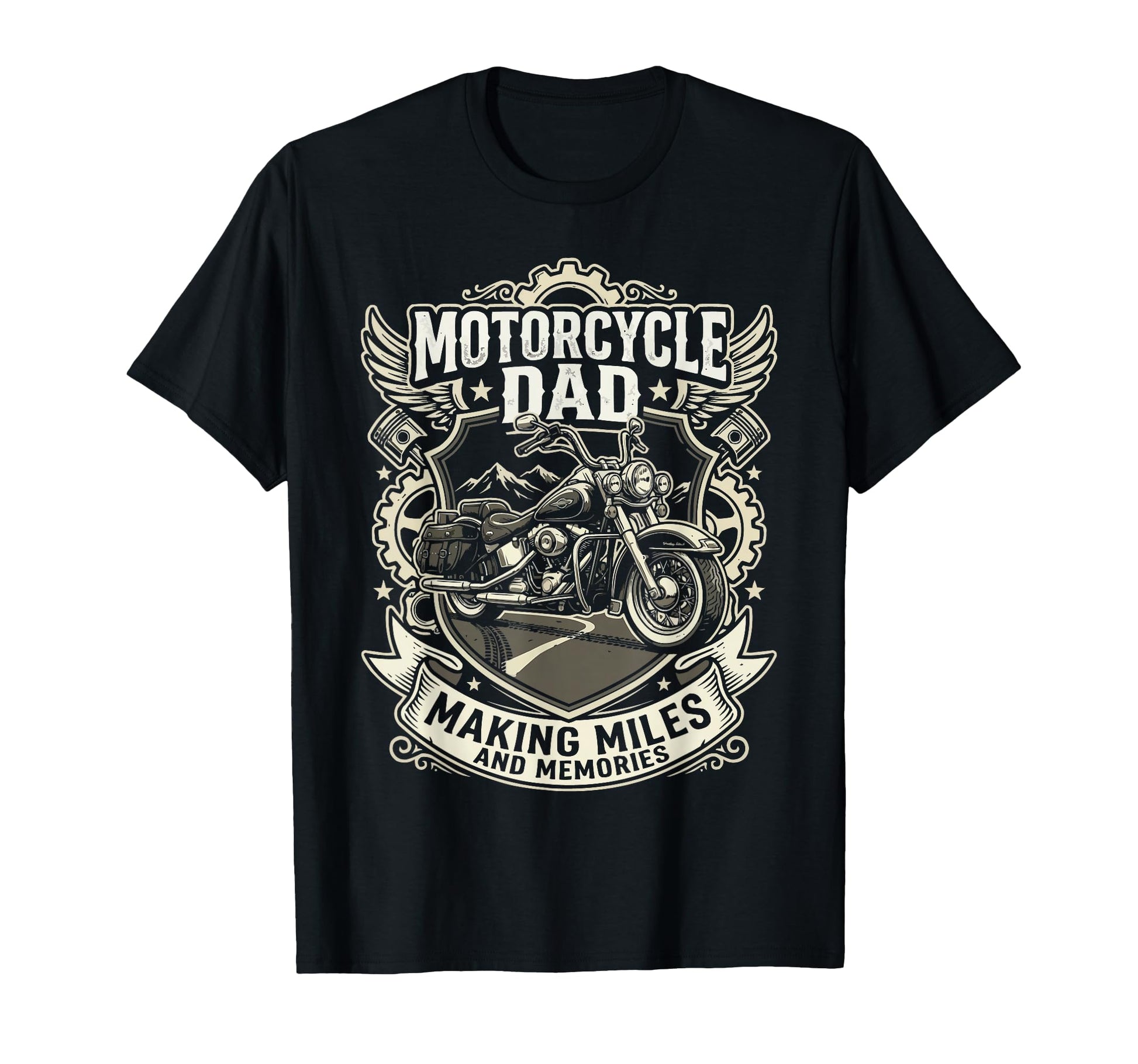 Motorcycle Dad Motorcyle Rider Daddy T-Shirt - Trendy Graphic Unisex - T-Shirt, Sweatshirt, Hoodie