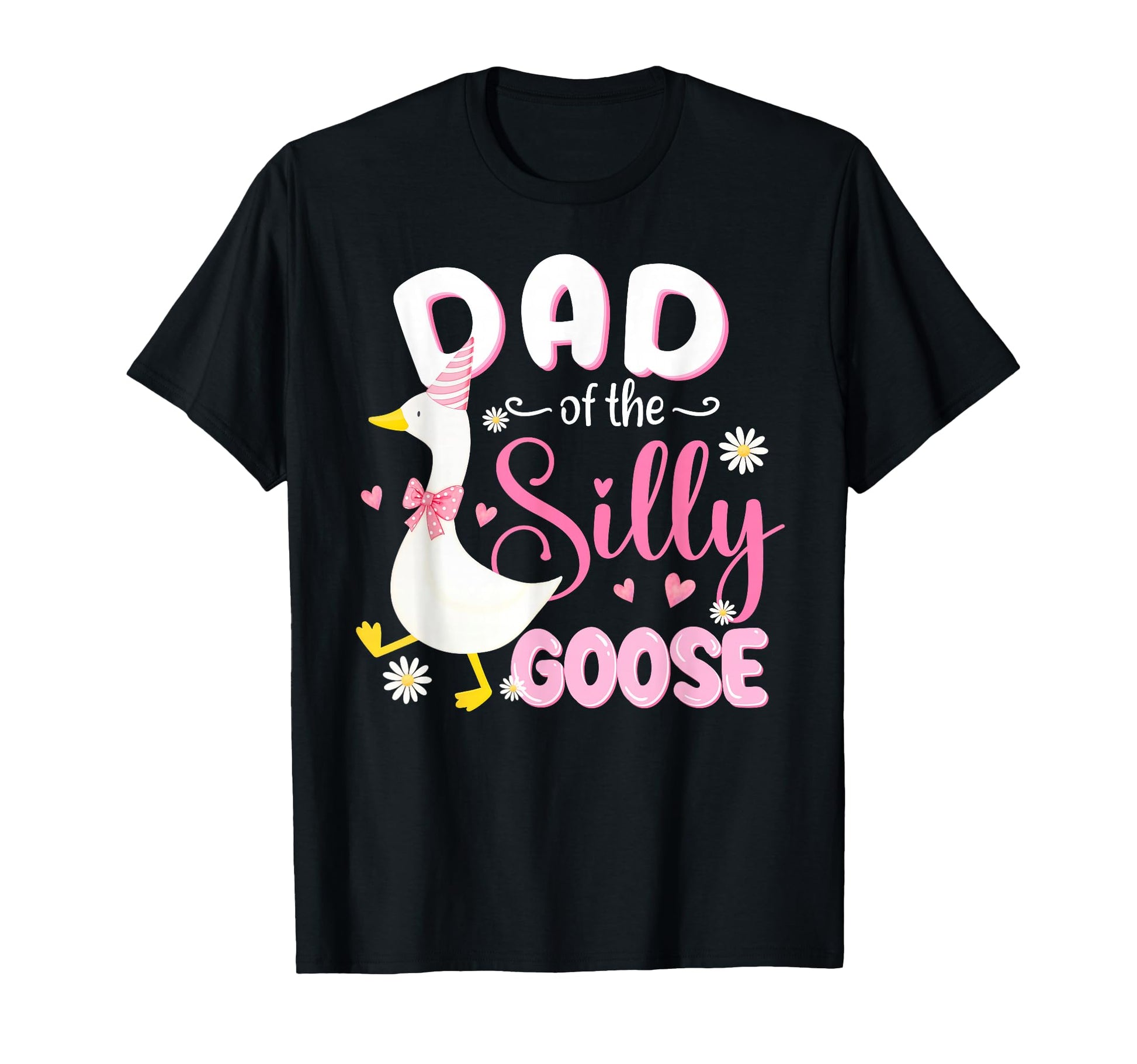 Silly Dad Goose Dad 1St Birthday Family T-Shirt - Unique Graphic Unisex - T-Shirt, Sweatshirt, Hoodie
