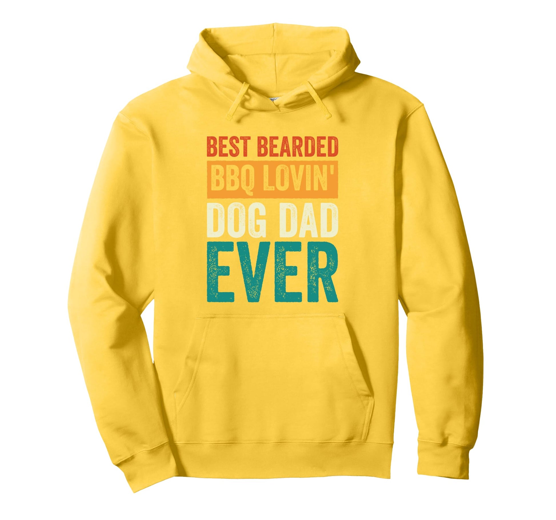 Best Bearded Bbq Lovin Dog Dad Ever Hoodie - Novelty Apparel Unisex - T-Shirt, Sweatshirt, Hoodie