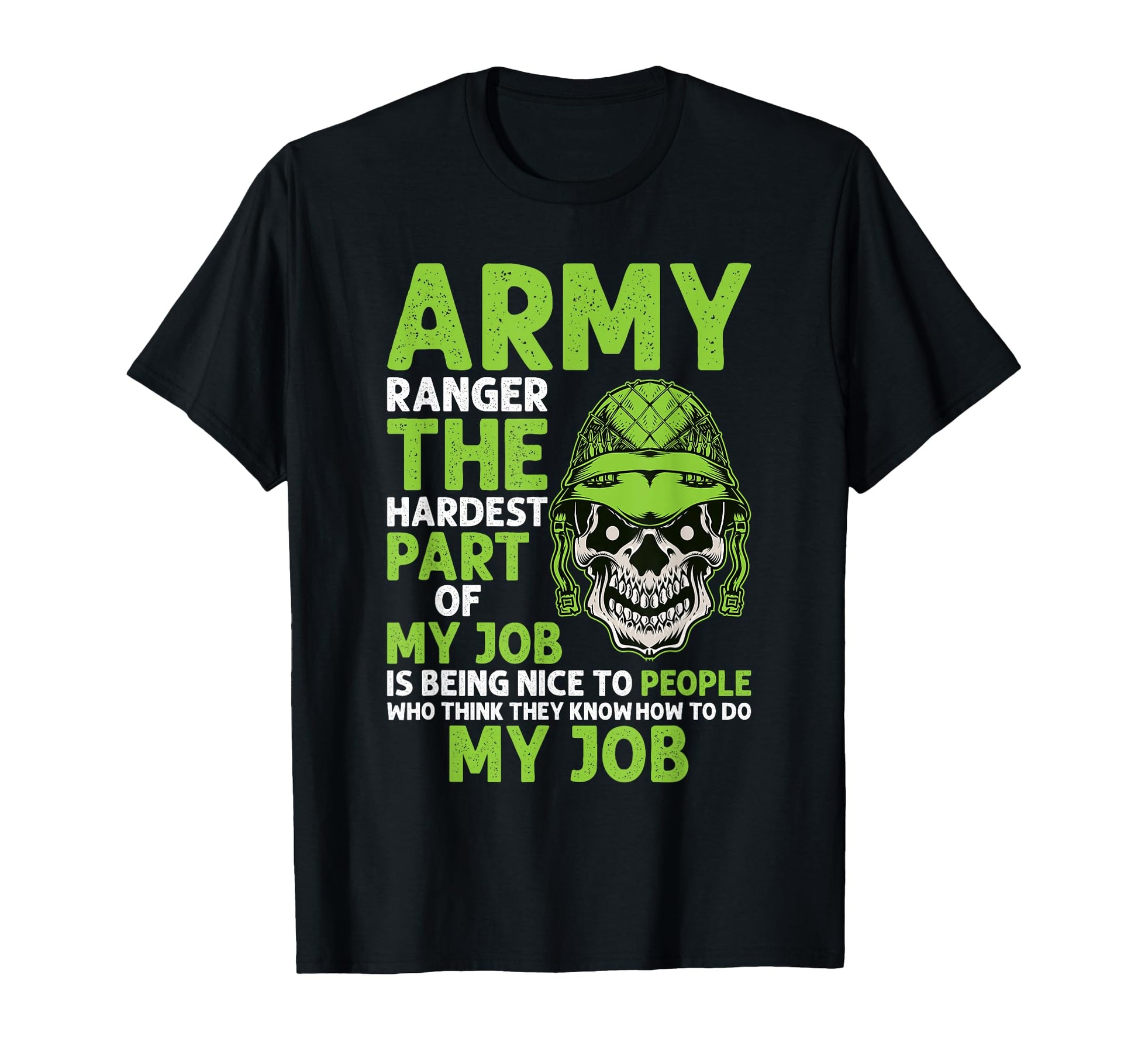 Army Ranger Dad Military Veteran T-Shirt - Graphic Print Men Women - T-Shirt, Sweatshirt, Hoodie