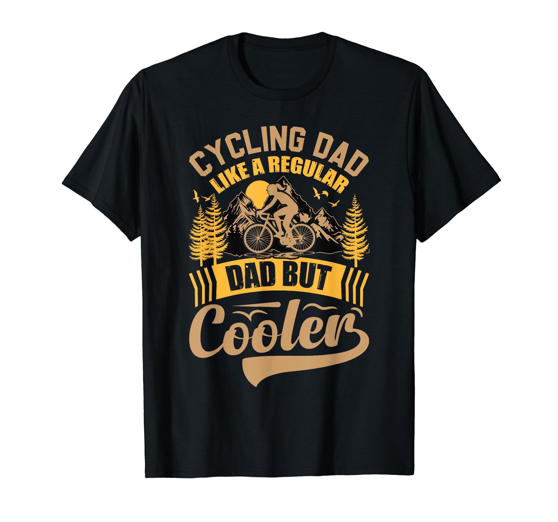 Cycling Dad Like Regular Dad But T-Shirt - Minimalist Print Men Women - T-Shirt, Sweatshirt, Hoodie