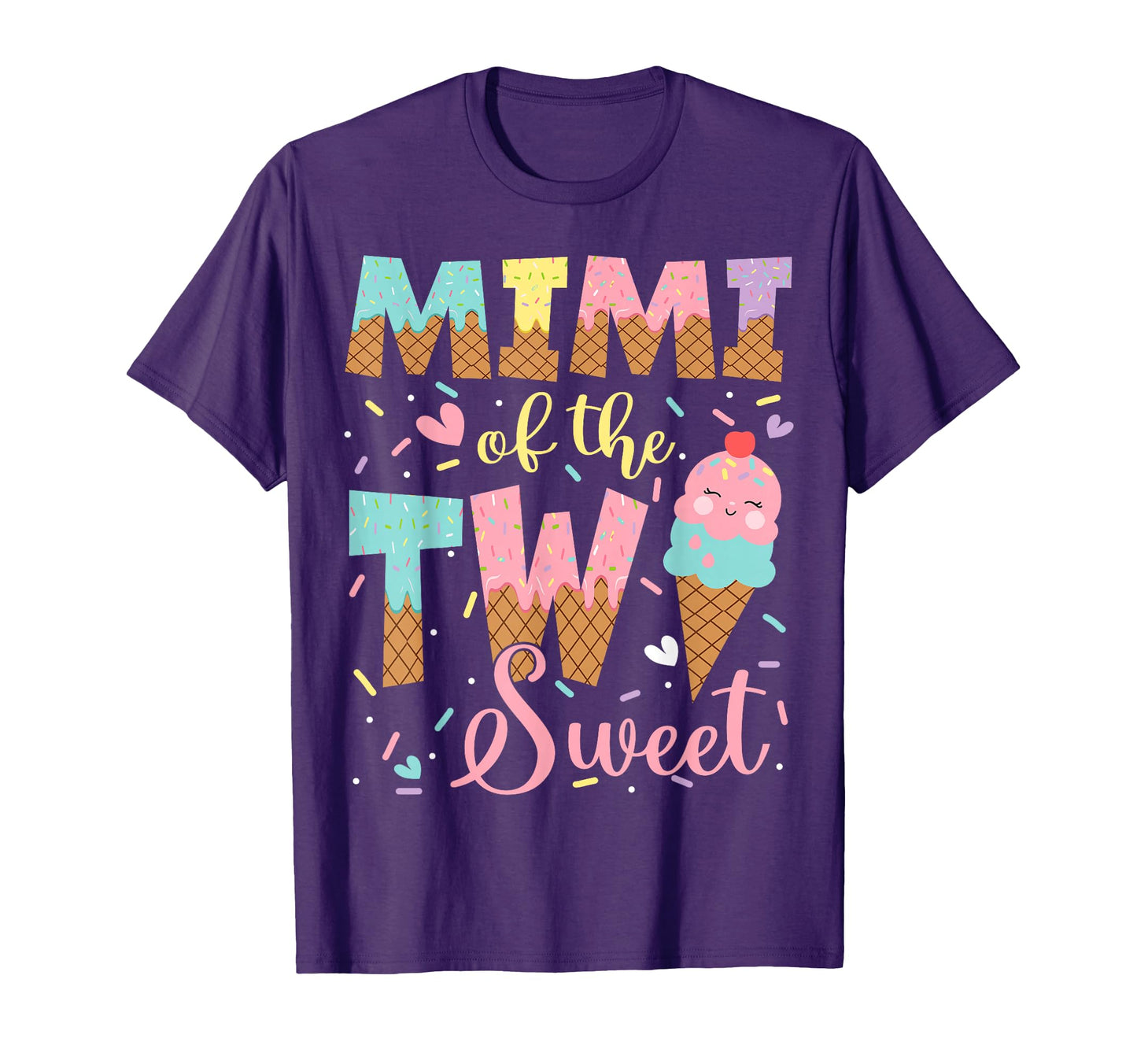 Mimi Two Sweet 2Nd Birthday Ice T-Shirt - Fun Novelty Design Men Women - T-Shirt, Sweatshirt, Hoodie