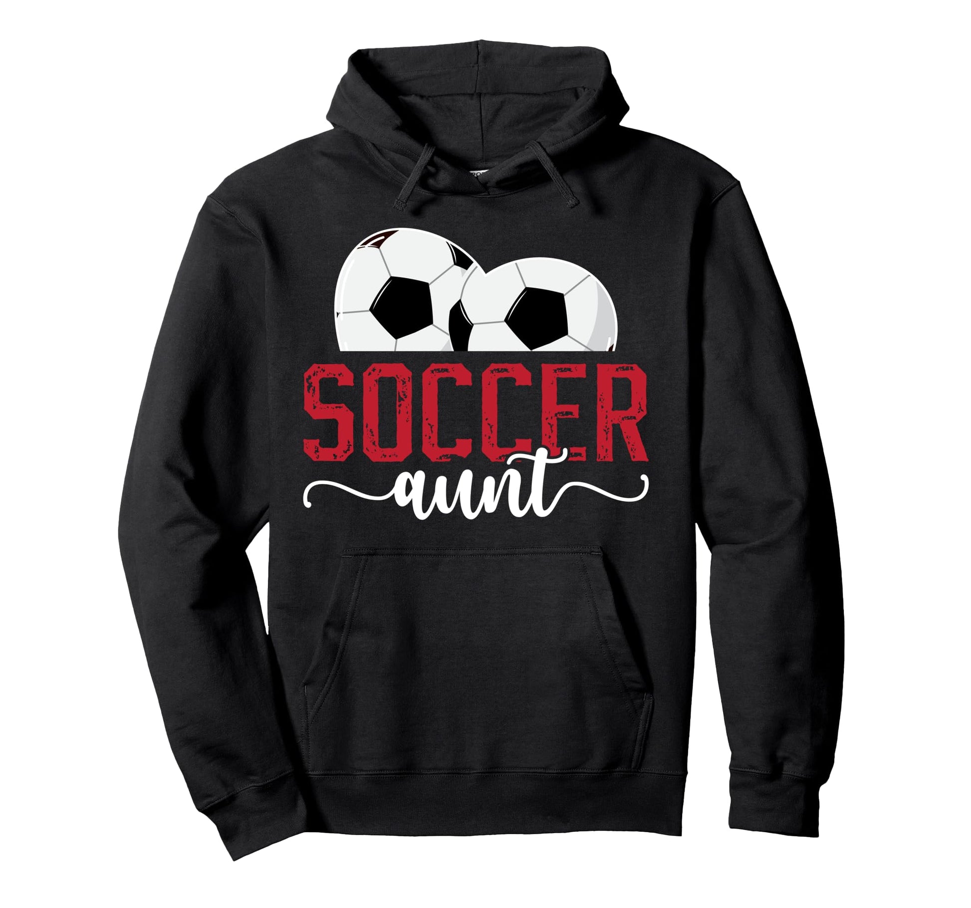 Soccer Aunt Proud Aunt Soccer Player Aunt Hoodie - Graphic Print Unisex - T-Shirt, Sweatshirt, Hoodie