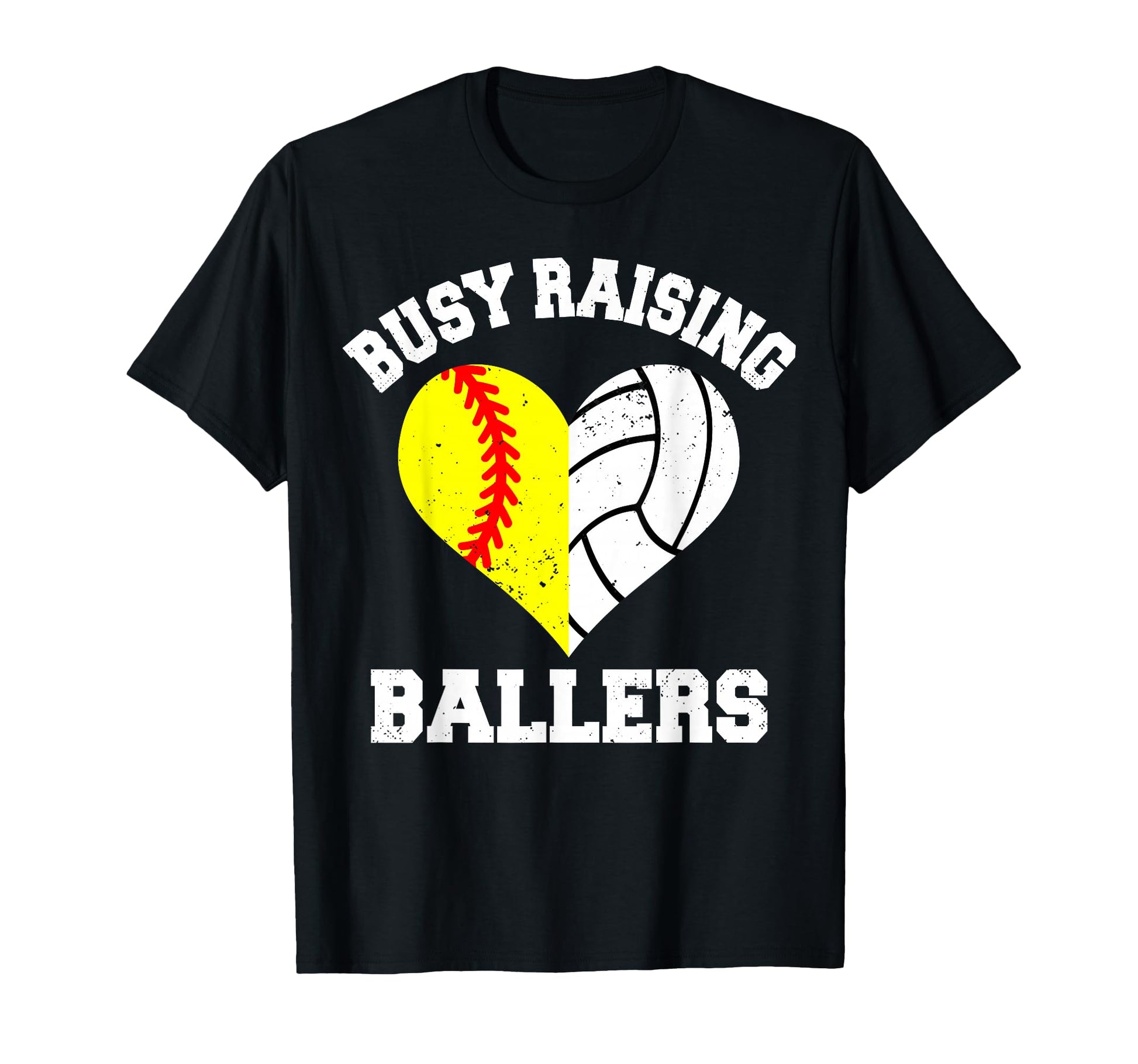 Busy Raising Ballers Softball T-Shirt - Streetwear Style for Adults - T-Shirt, Sweatshirt, Hoodie
