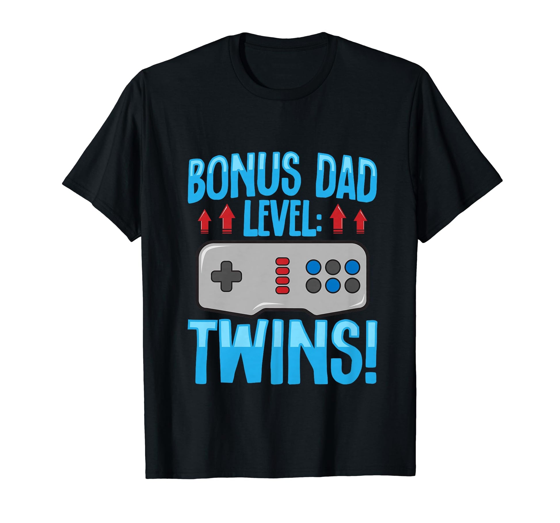 Gaming Twin Dad Bonus Level Gamer T-Shirt - Aesthetic Graphic Men Women - T-Shirt, Sweatshirt, Hoodie