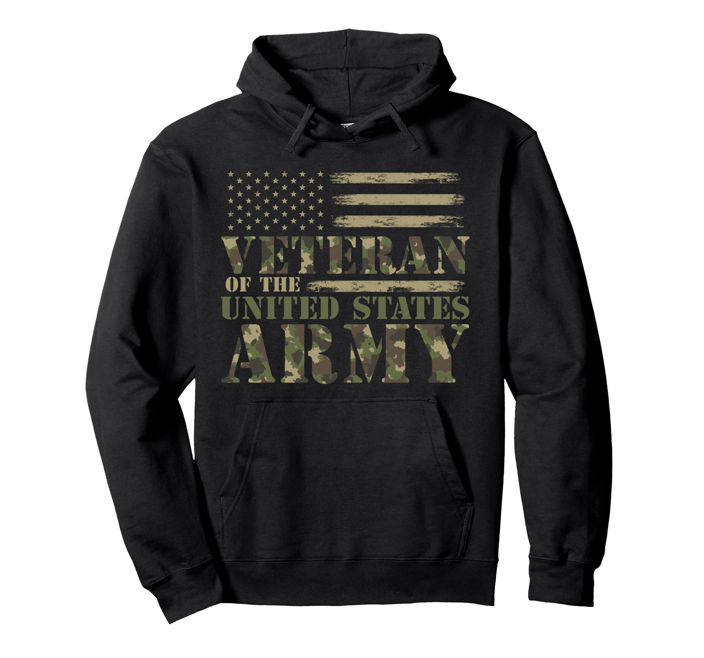 Veteran United States Army Camouflage Us Hoodie - Streetwear Style Unisex - T-Shirt, Sweatshirt, Hoodie
