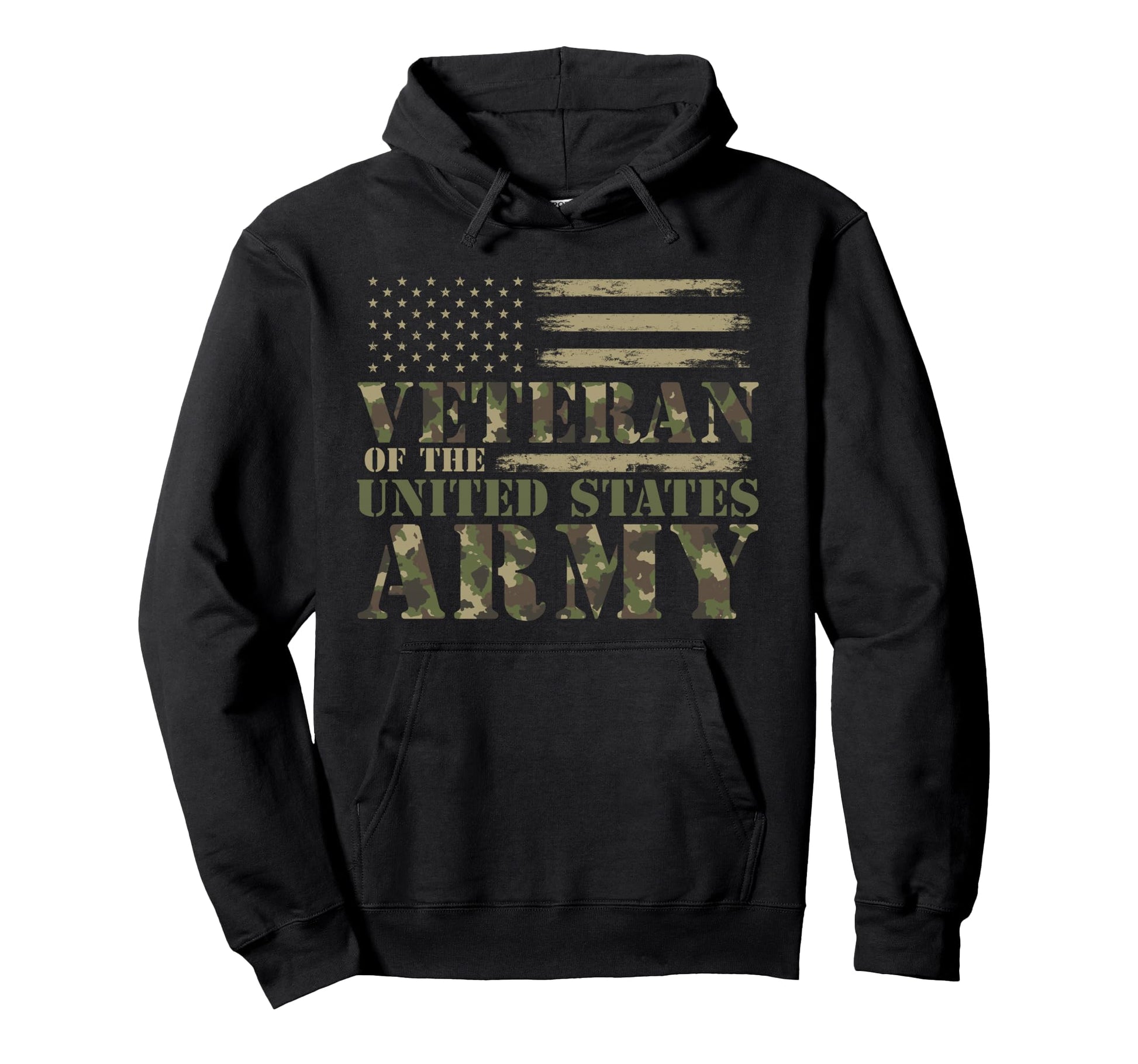 Veteran United States Army Camouflage Us Hoodie - Streetwear Style Unisex - T-Shirt, Sweatshirt, Hoodie