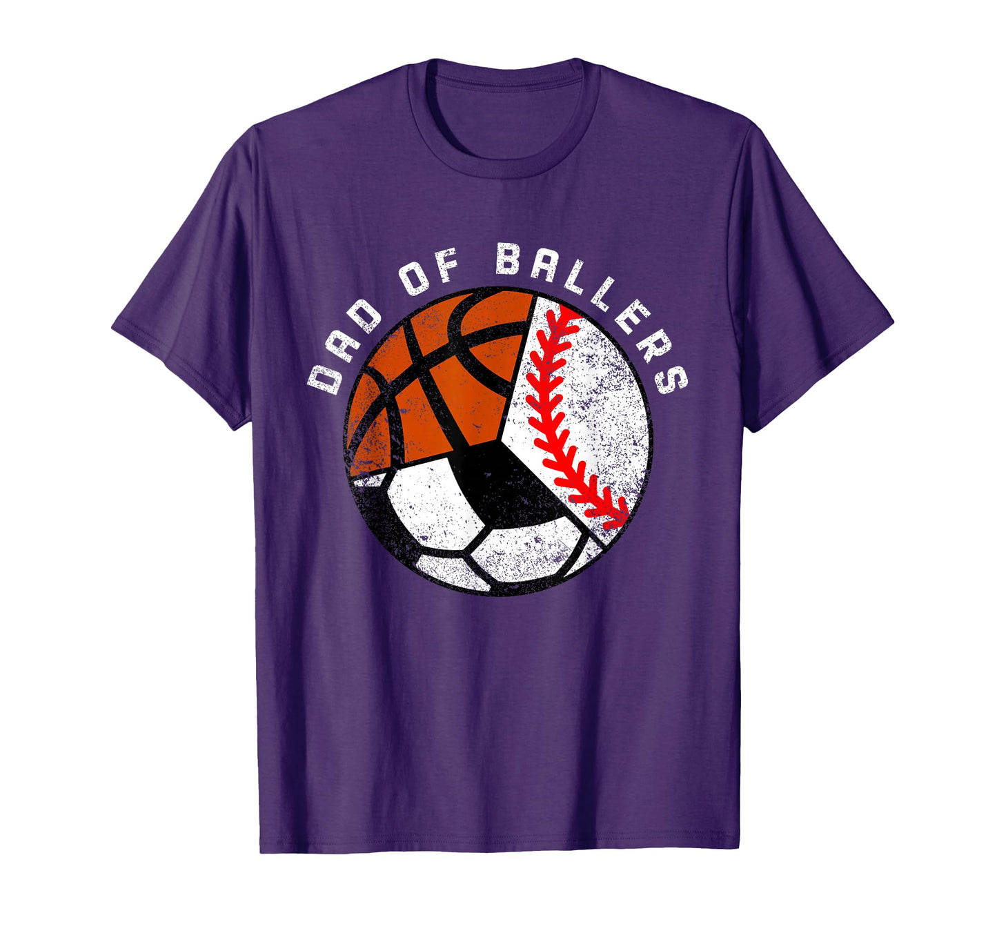 Dad Ballers Funny Baseball T-Shirt - Casual Everyday Wear for Adults - T-Shirt, Sweatshirt, Hoodie
