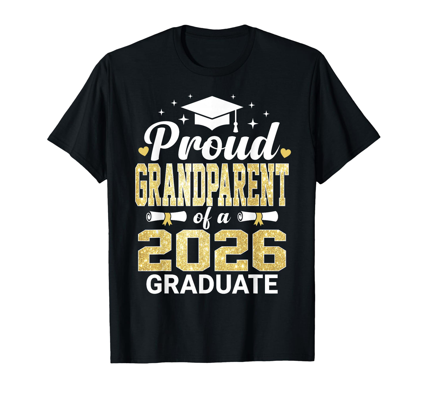 Proud Grandparent 2026 Graduate Class T-Shirt - Unique Graphic Unisex - T-Shirt, Sweatshirt, Hoodie