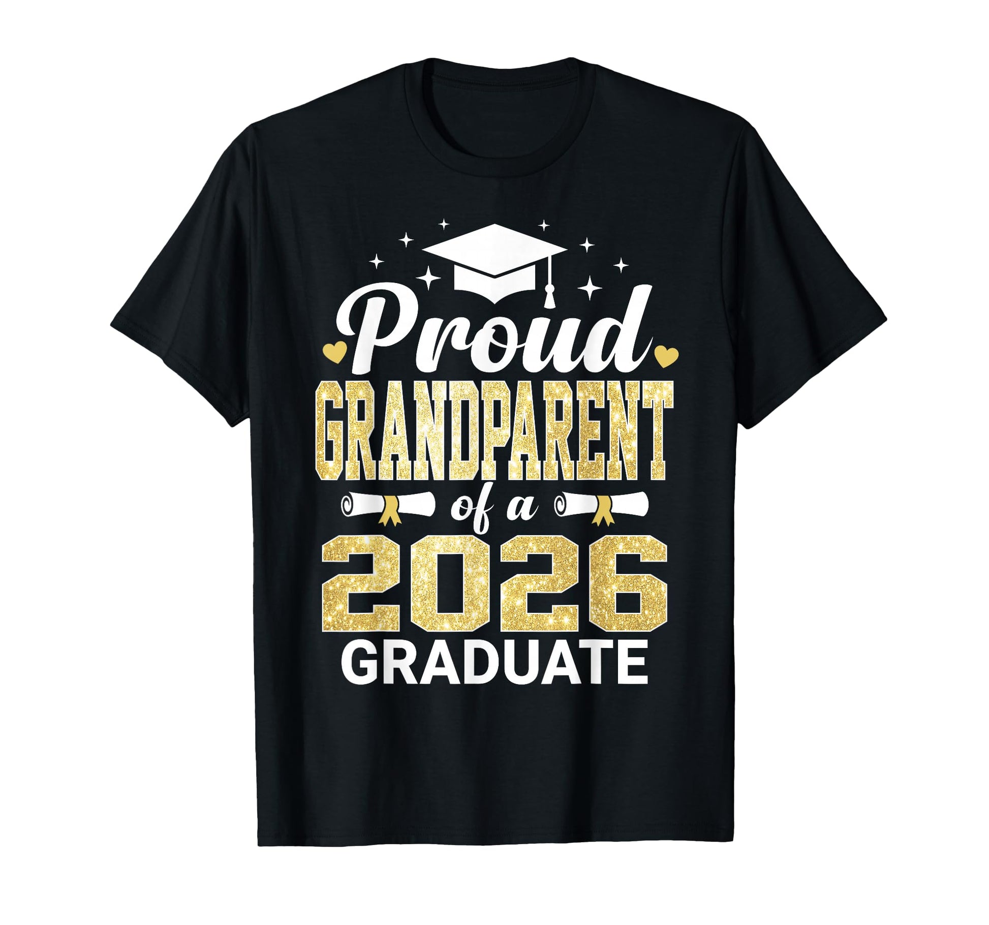 Proud Grandparent 2026 Graduate Class T-Shirt - Unique Graphic Unisex - T-Shirt, Sweatshirt, Hoodie