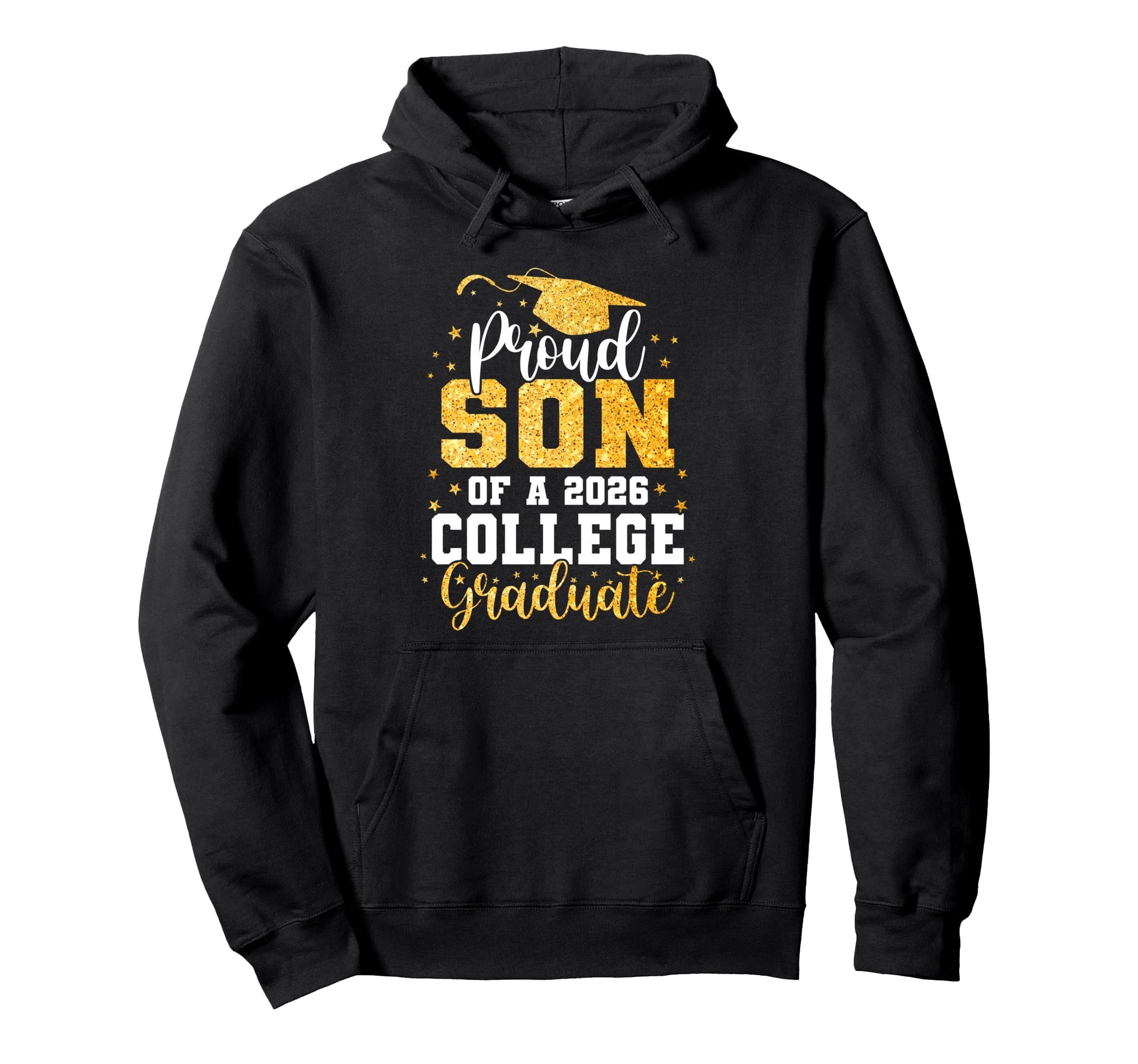Proud Son Class 2026 College Graduate Hoodie - Novelty Apparel for Adults - T-Shirt, Sweatshirt, Hoodie