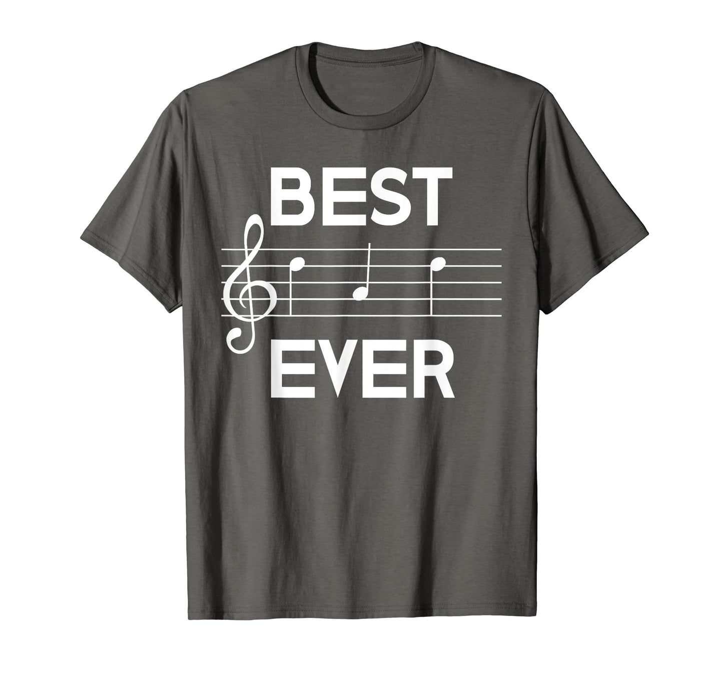 Best Dad Ever Music Notes Musician T-Shirt - Graphic Print Men Women - T-Shirt, Sweatshirt, Hoodie