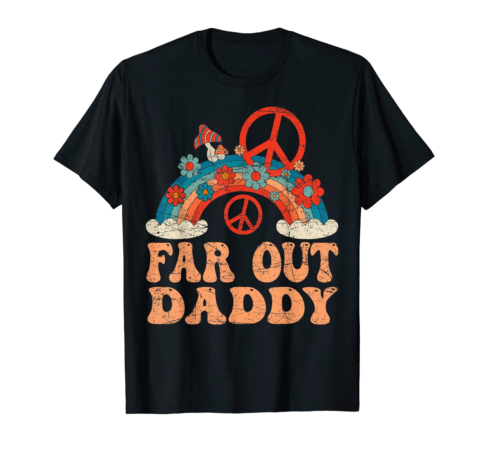 Mens Far Out Daddy 70S Aesthetic 1970S T-Shirt - Novelty Apparel Men Women - T-Shirt, Sweatshirt, Hoodie