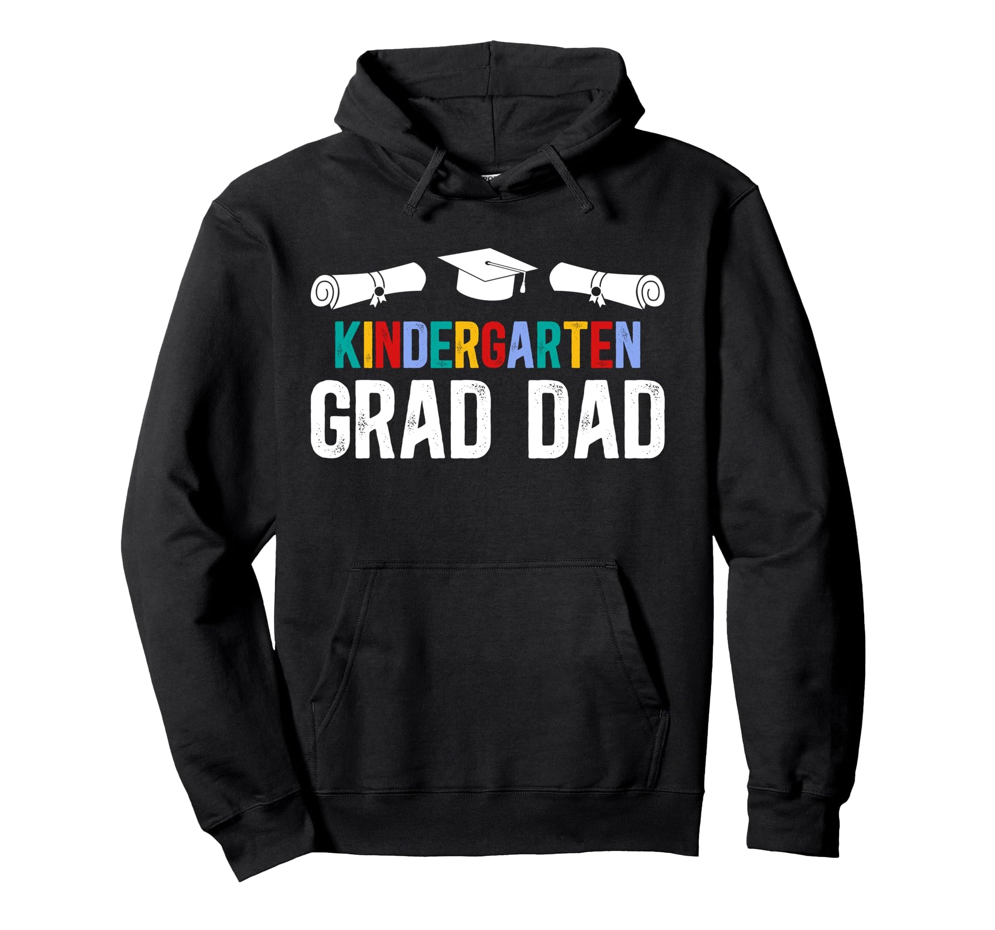 Kindergarten Grad Dad Kindergarten Hoodie - Aesthetic Graphic Men Women - T-Shirt, Sweatshirt, Hoodie