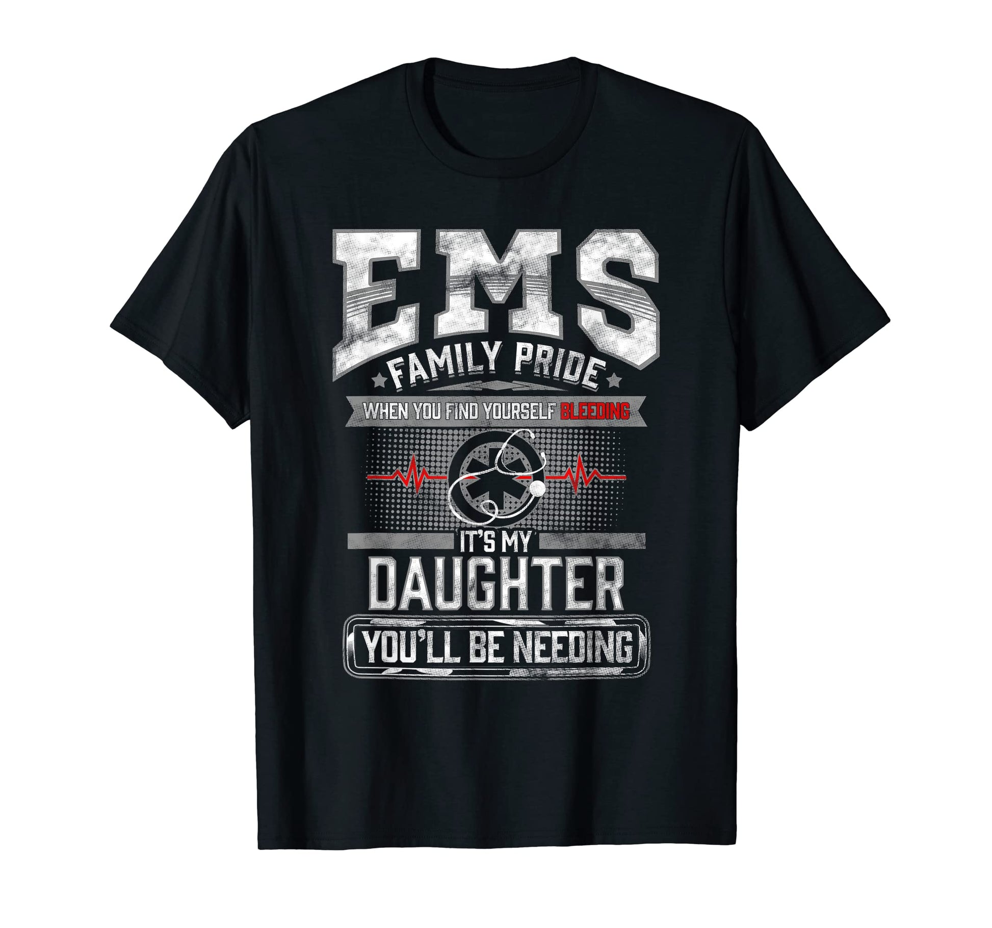Ems Family Proud Dad Fathers Day T-Shirt - Aesthetic Graphic for Adults - T-Shirt, Sweatshirt, Hoodie