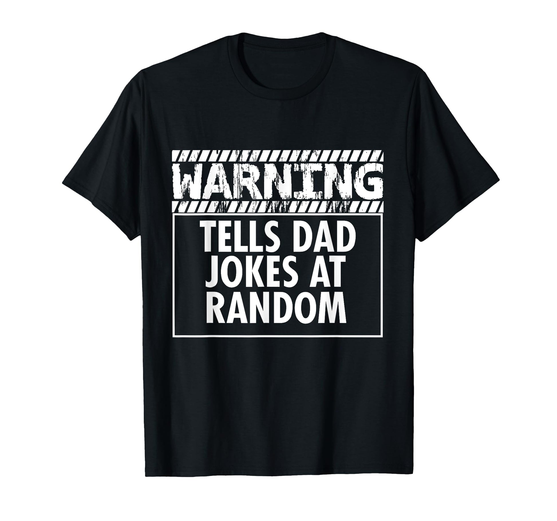 Dad Funny Warning Tells Dad Jokes T-Shirt - Minimalist Print for Adults - T-Shirt, Sweatshirt, Hoodie