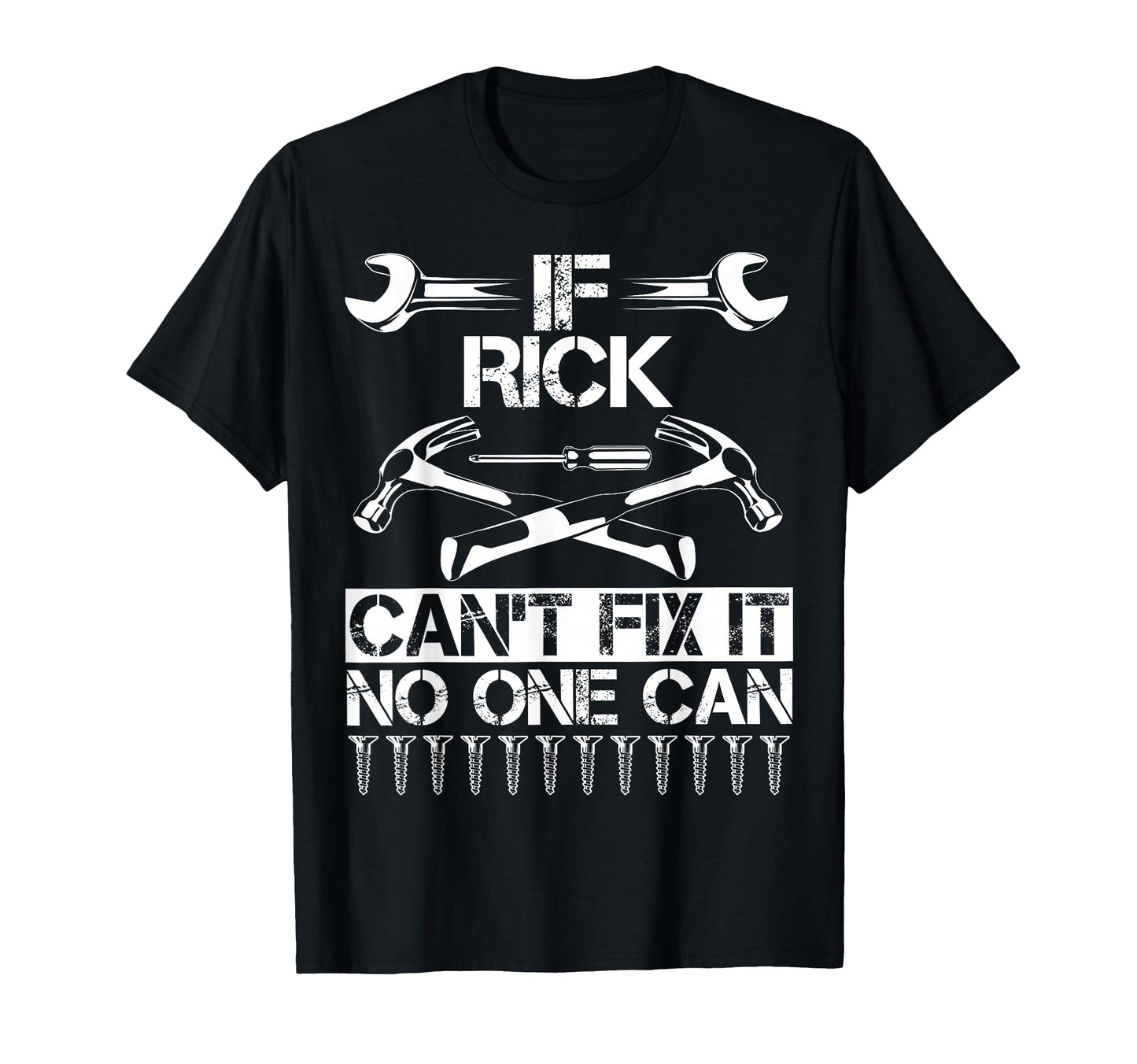 Rick Fix It Funny Birthday T-Shirt - Minimalist Print for Adults - T-Shirt, Sweatshirt, Hoodie