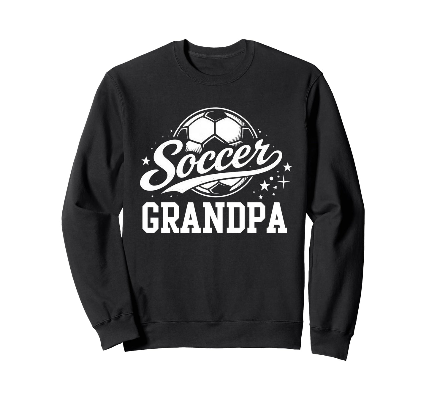 Soccer Grandpa Soccer Ball Sweatshirt - Custom Art Print Unisex - T-Shirt, Sweatshirt, Hoodie