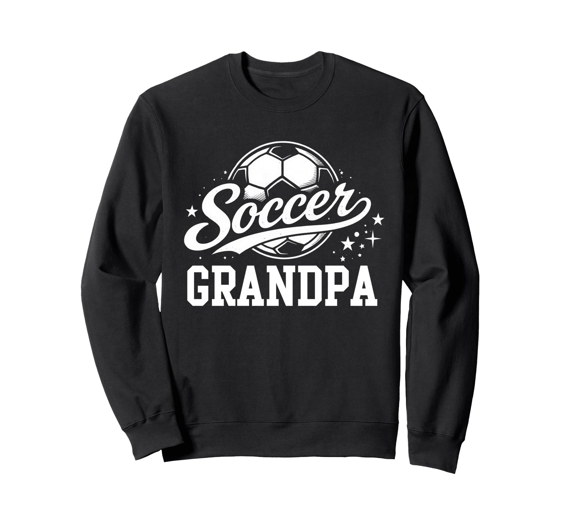Soccer Grandpa Soccer Ball Sweatshirt - Custom Art Print Unisex - T-Shirt, Sweatshirt, Hoodie