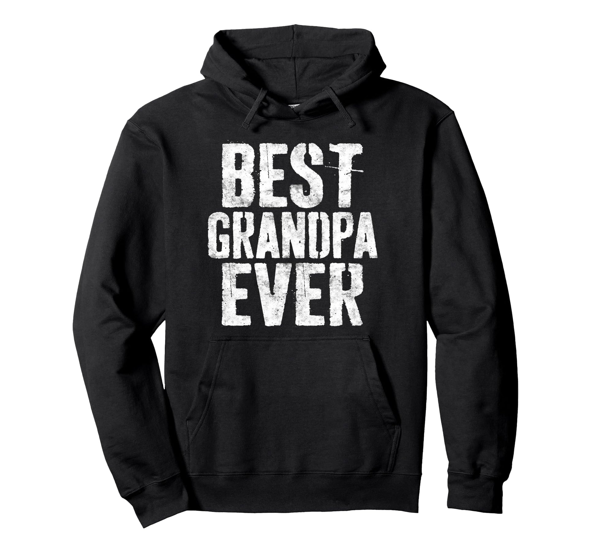 Best Grandpa Ever Grandfather Fathers Hoodie - Minimalist Print for Adults - T-Shirt, Sweatshirt, Hoodie