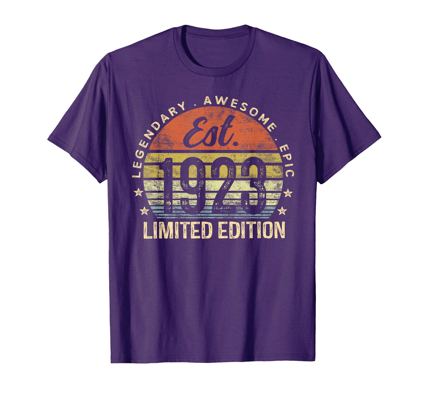 Est 1923 103Rd Birthday 103 Year T-Shirt - Fun Novelty Design for Adults - T-Shirt, Sweatshirt, Hoodie