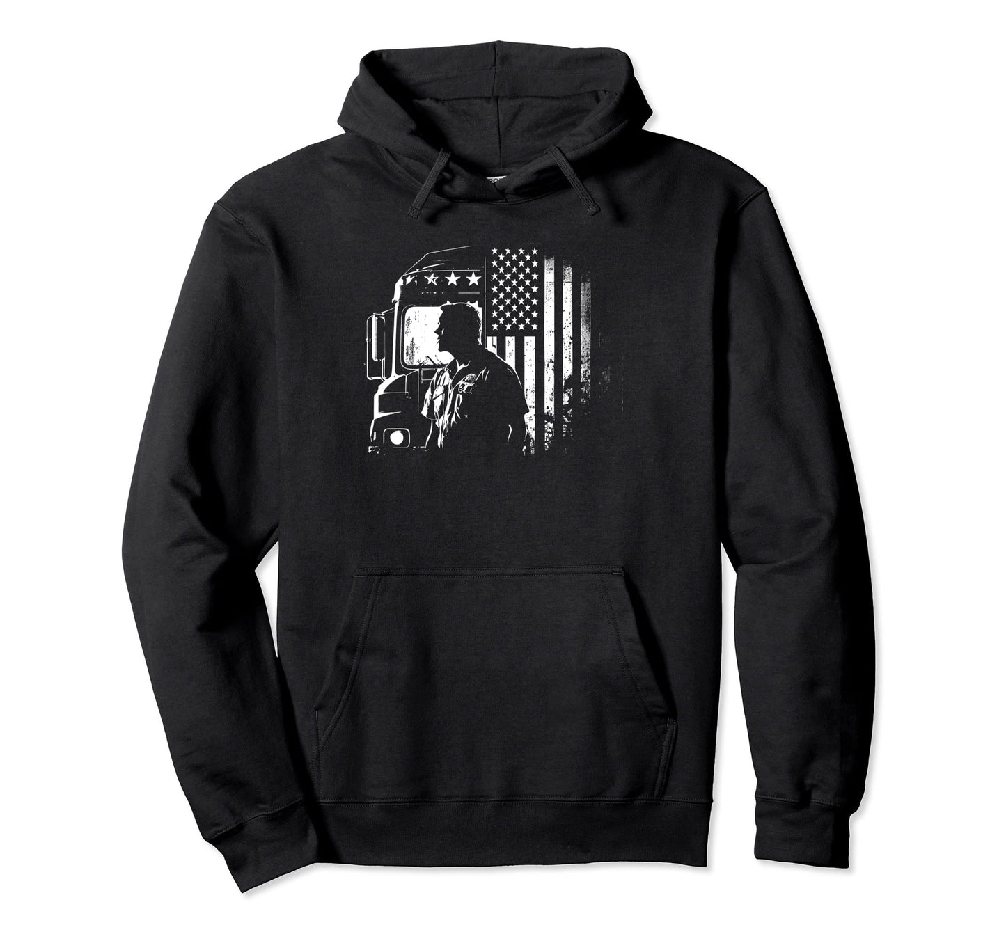 Funny Trucker American Big Rigs Diesel Truck Hoodie - Graphic Print Unisex - T-Shirt, Sweatshirt, Hoodie