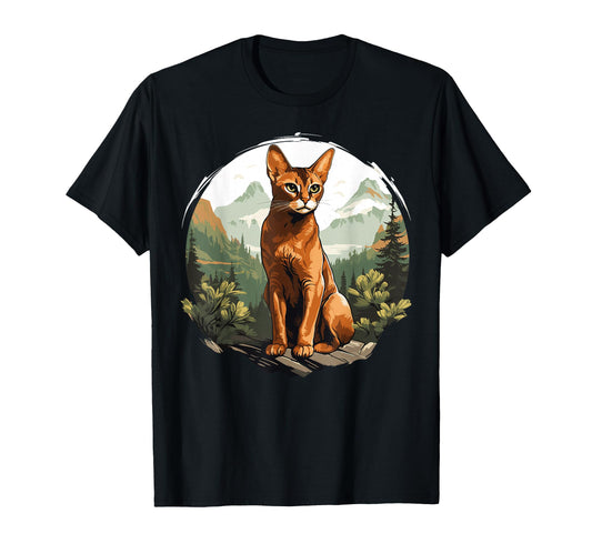 Abyssinian Cats Abyssinian Cat T-Shirt - Trendy Graphic Unisex - T-Shirt, Sweatshirt, Hoodie