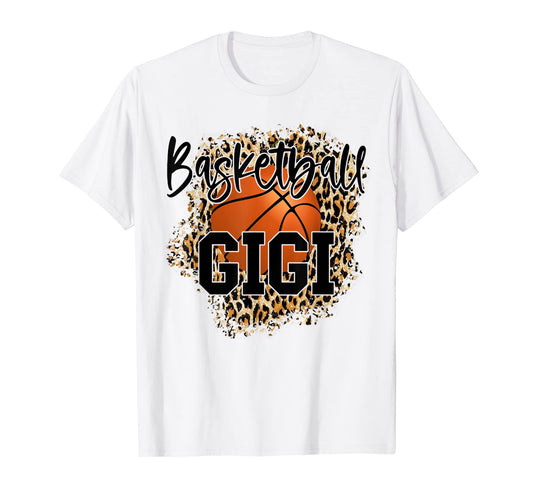 Basketball Gigi Leopard Funny Sports T-Shirt - Unique Graphic Men Women - T-Shirt, Sweatshirt, Hoodie