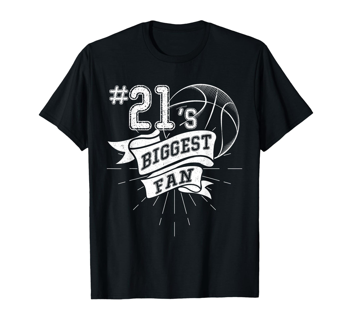 Biggest Fan Baseball Player Number 21 T-Shirt - Streetwear Style Unisex - T-Shirt, Sweatshirt, Hoodie