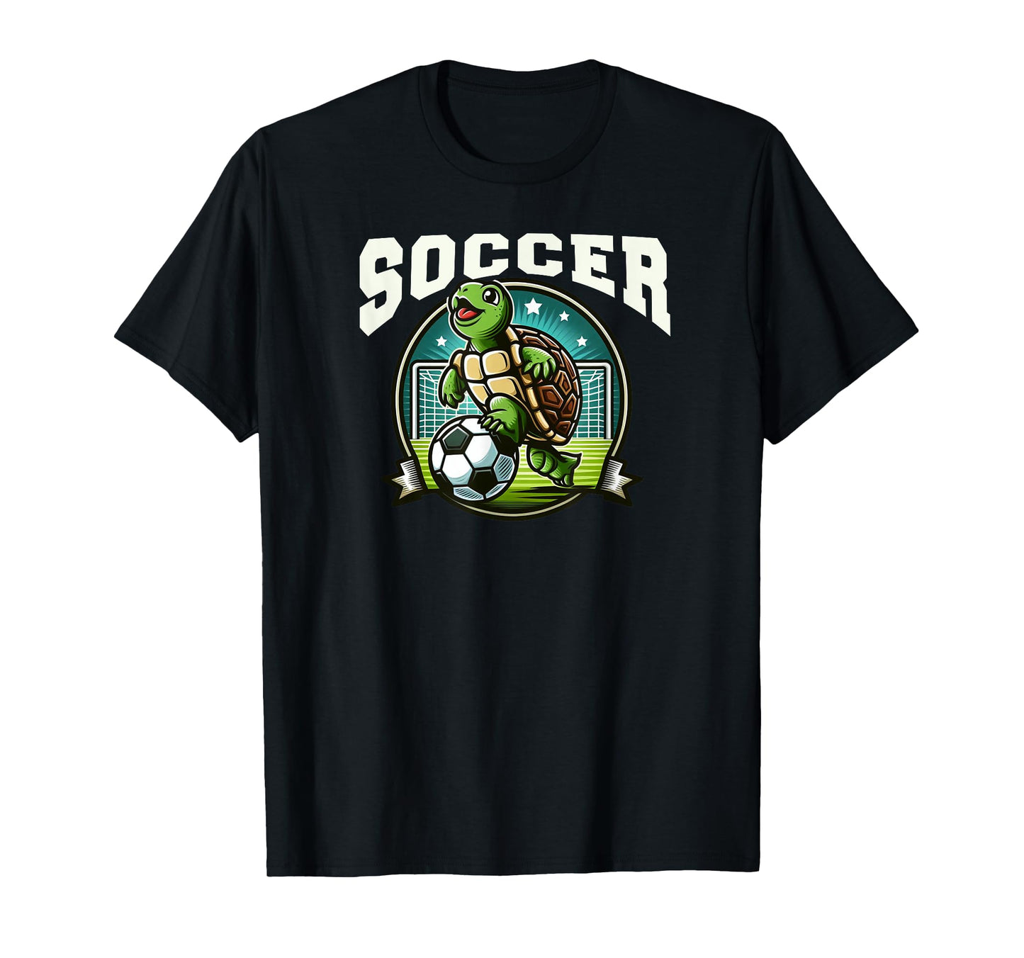 Soccer Turtle Playing Soccer Gear T-Shirt - Graphic Print for Adults - T-Shirt, Sweatshirt, Hoodie