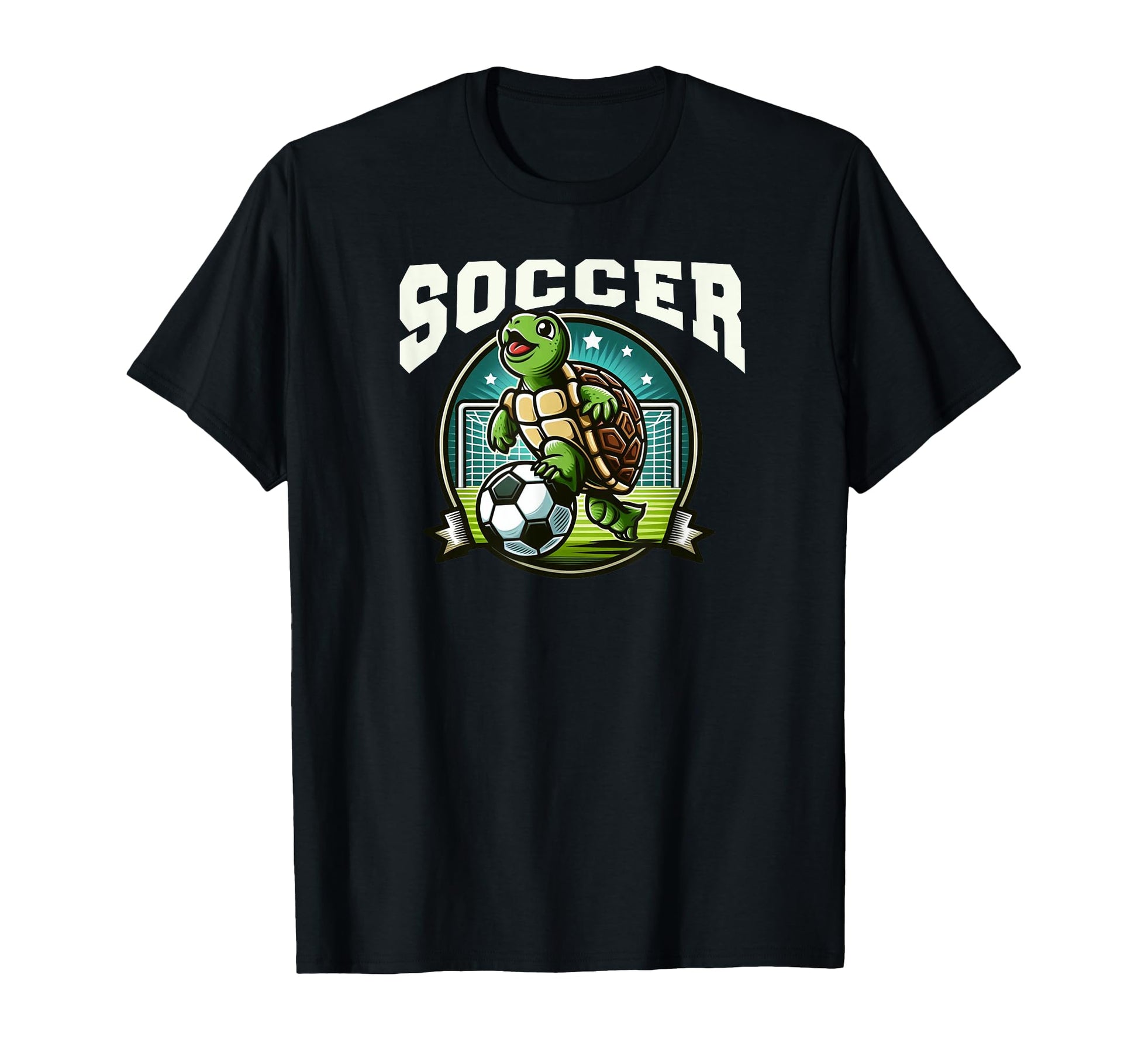 Soccer Turtle Playing Soccer Gear T-Shirt - Graphic Print for Adults - T-Shirt, Sweatshirt, Hoodie
