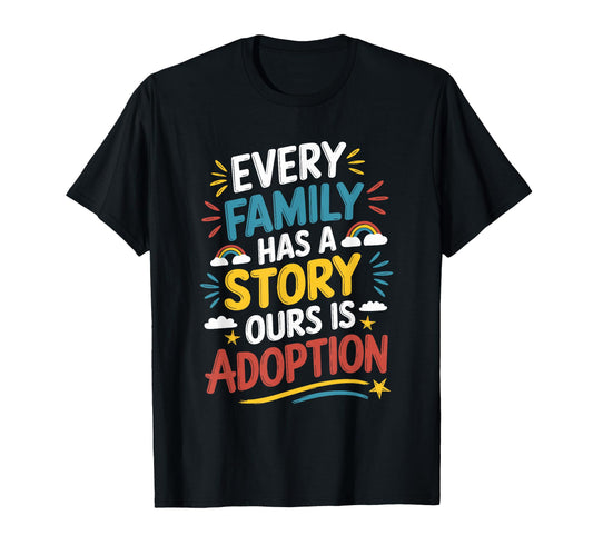 Adoptive Mom Adoption Dad And T-Shirt - Custom Art Print for Adults - T-Shirt, Sweatshirt, Hoodie
