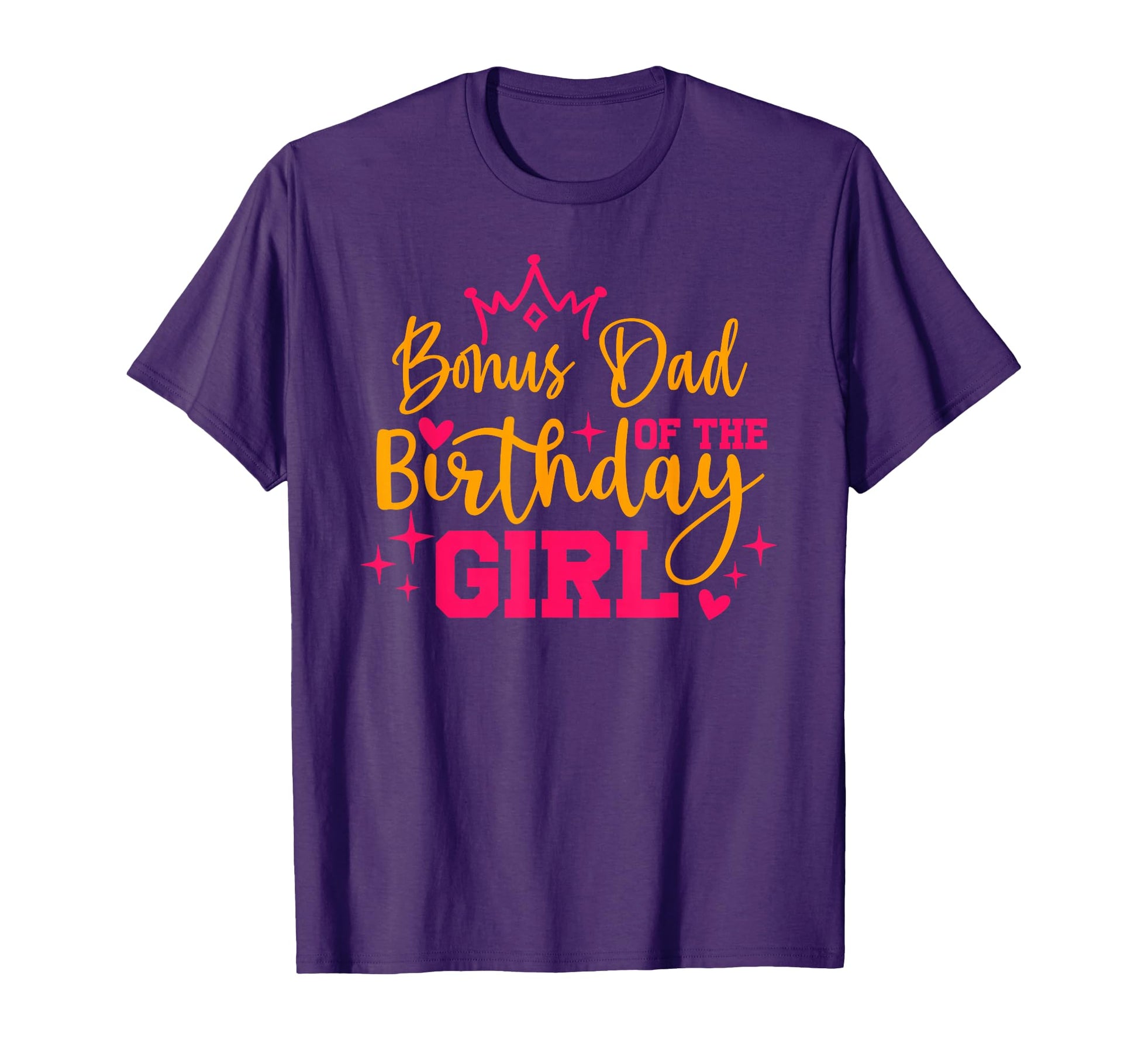 Personalized Bonus Dad Birthday T-Shirt - Custom Art Print Unisex - T-Shirt, Sweatshirt, Hoodie