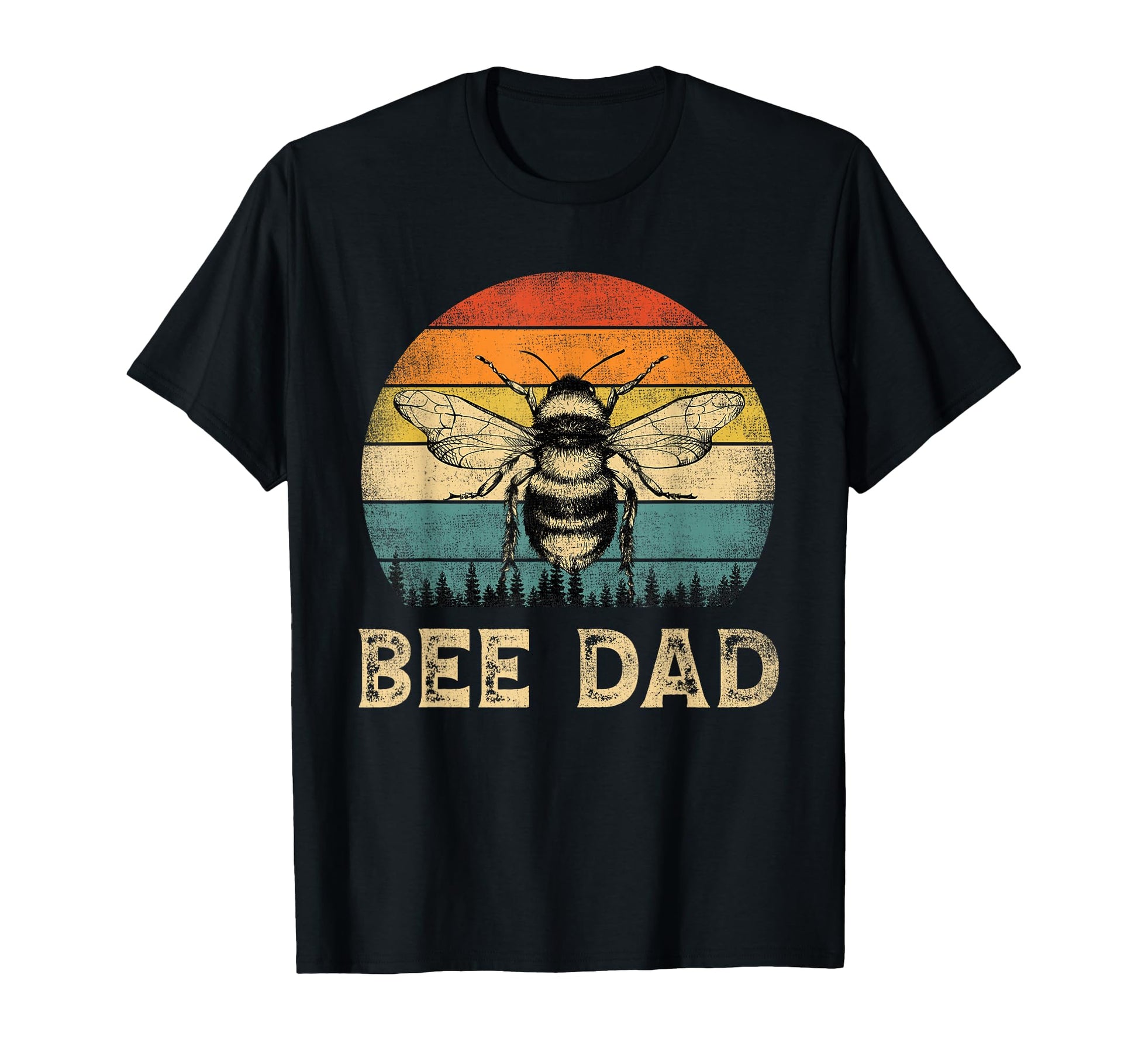 Bee Dad Bee Lovers Daddy Fathers Day T-Shirt - Aesthetic Graphic Men Women - T-Shirt, Sweatshirt, Hoodie
