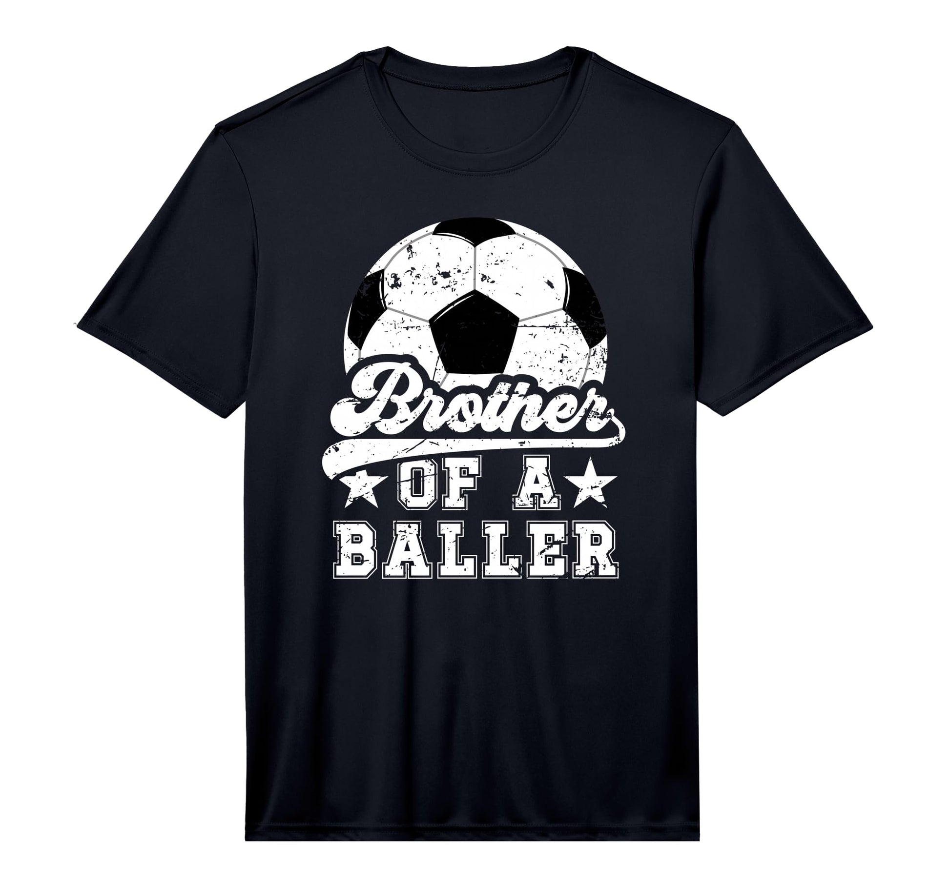 Brother Baller Soccer Brother T-Shirt - Fun Novelty Design Men Women - T-Shirt, Sweatshirt, Hoodie
