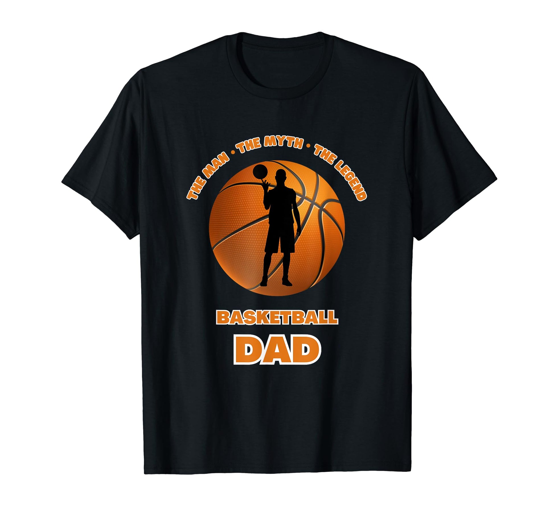 Myth Legend Basketball Dad Fathers T-Shirt - Aesthetic Graphic Men Women - T-Shirt, Sweatshirt, Hoodie