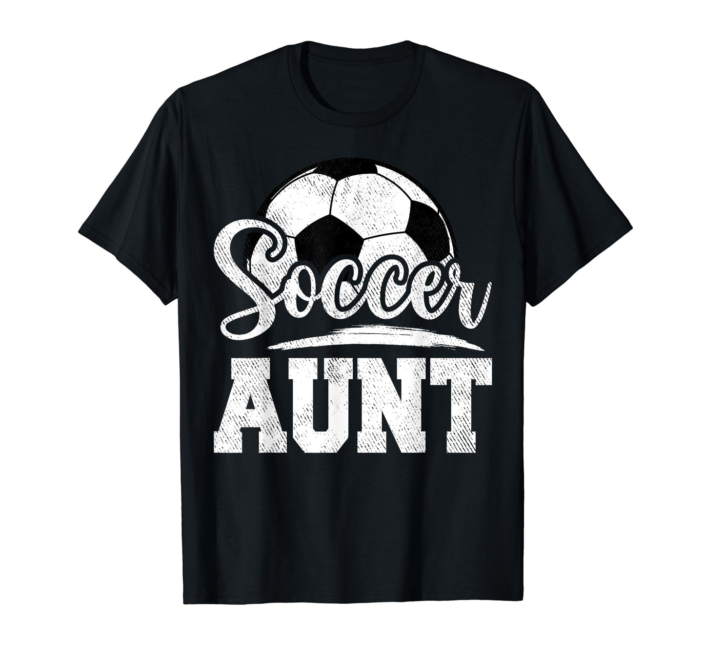 Soccer Aunt Soccer Player Game Day T-Shirt - Graphic Print for Adults - T-Shirt, Sweatshirt, Hoodie