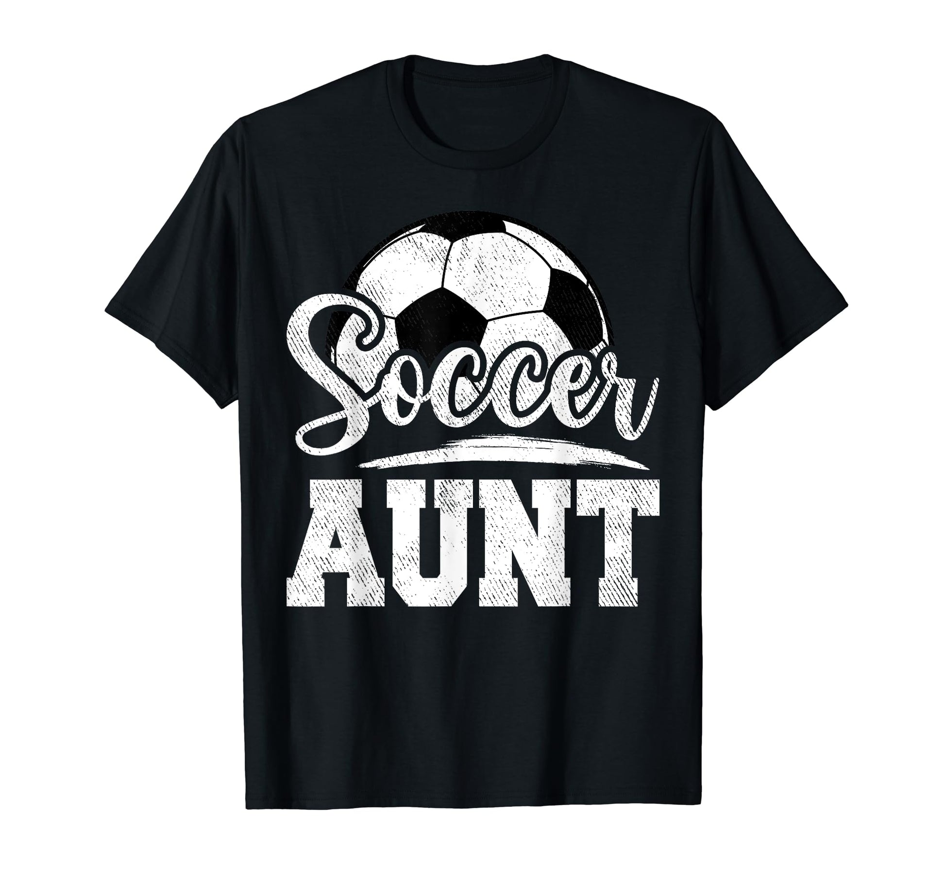 Soccer Aunt Soccer Player Game Day T-Shirt - Graphic Print for Adults - T-Shirt, Sweatshirt, Hoodie