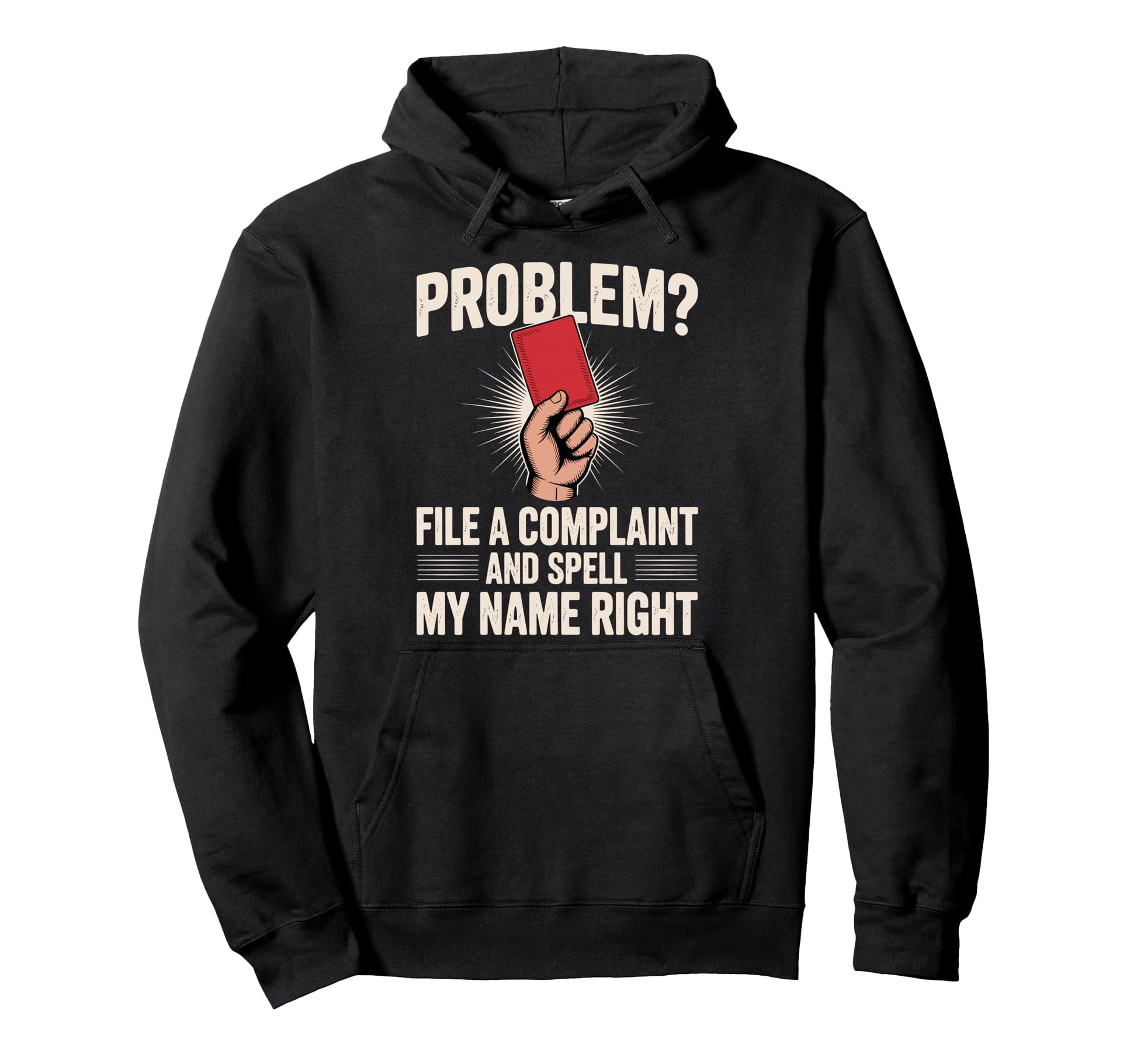 Funny Referee Art Soccer Football Referee Hoodie - Custom Art Print Unisex - T-Shirt, Sweatshirt, Hoodie