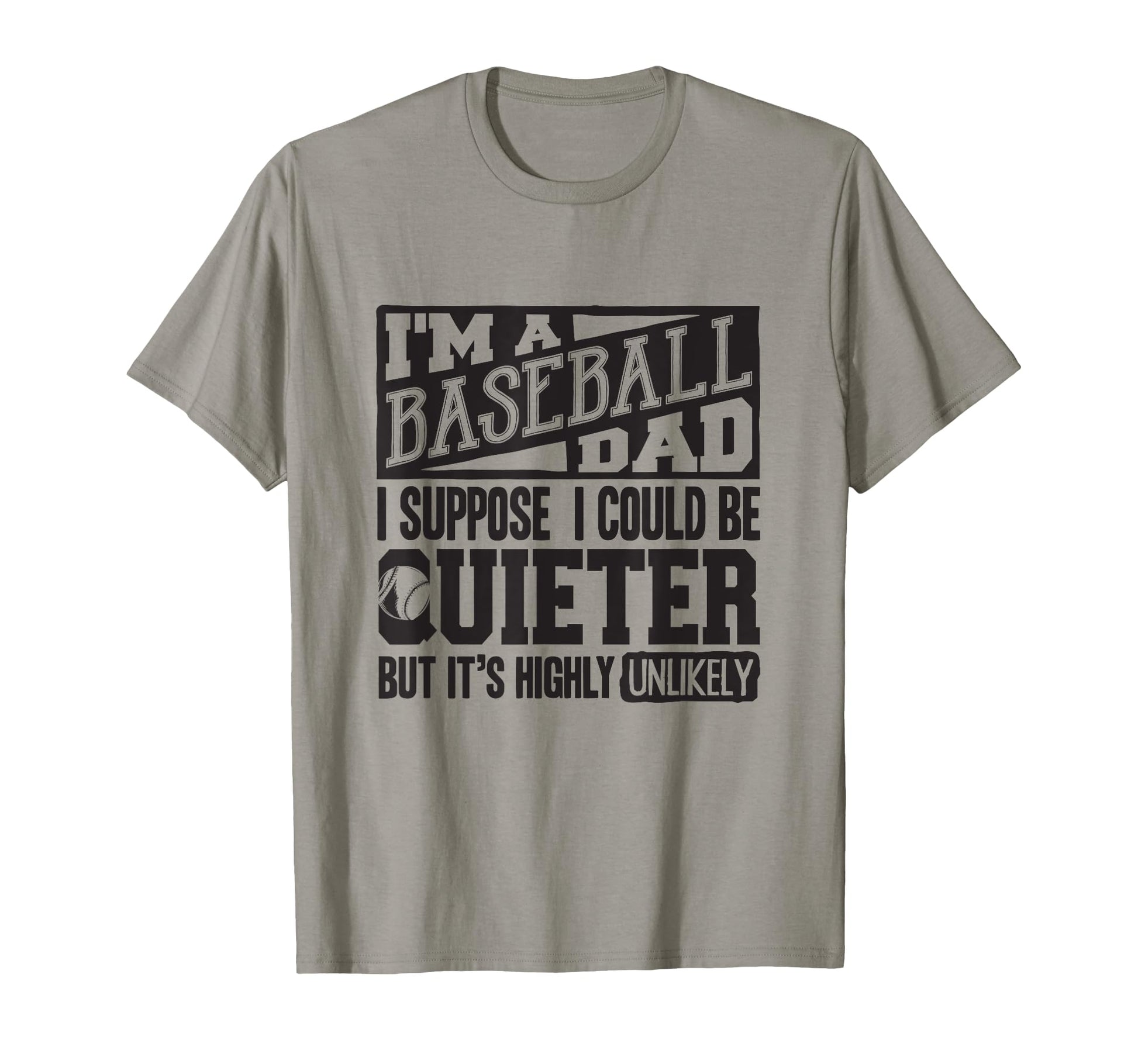 Baseball Dad Baseball Lover T-Shirt - Novelty Apparel for Adults - T-Shirt, Sweatshirt, Hoodie