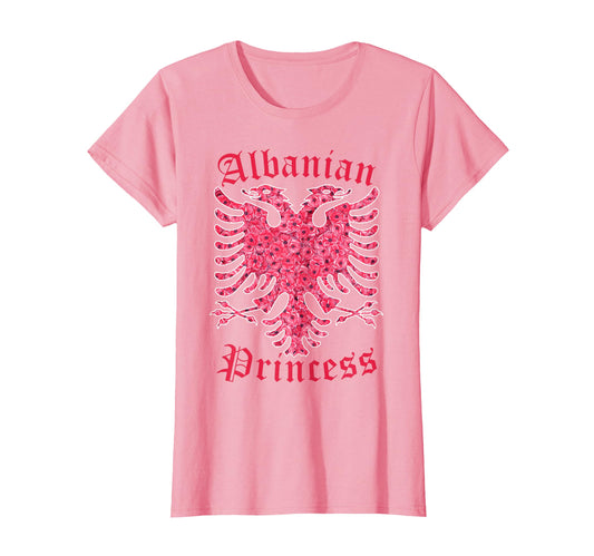 Albanian Princess Albanian Ladies T-Shirt - Minimalist Print for Adults - T-Shirt, Sweatshirt, Hoodie