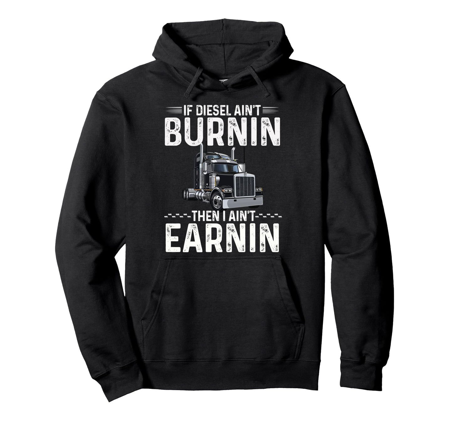 Best Truck Driver Art Dad Papa Hoodie - Fun Novelty Design Men Women - T-Shirt, Sweatshirt, Hoodie