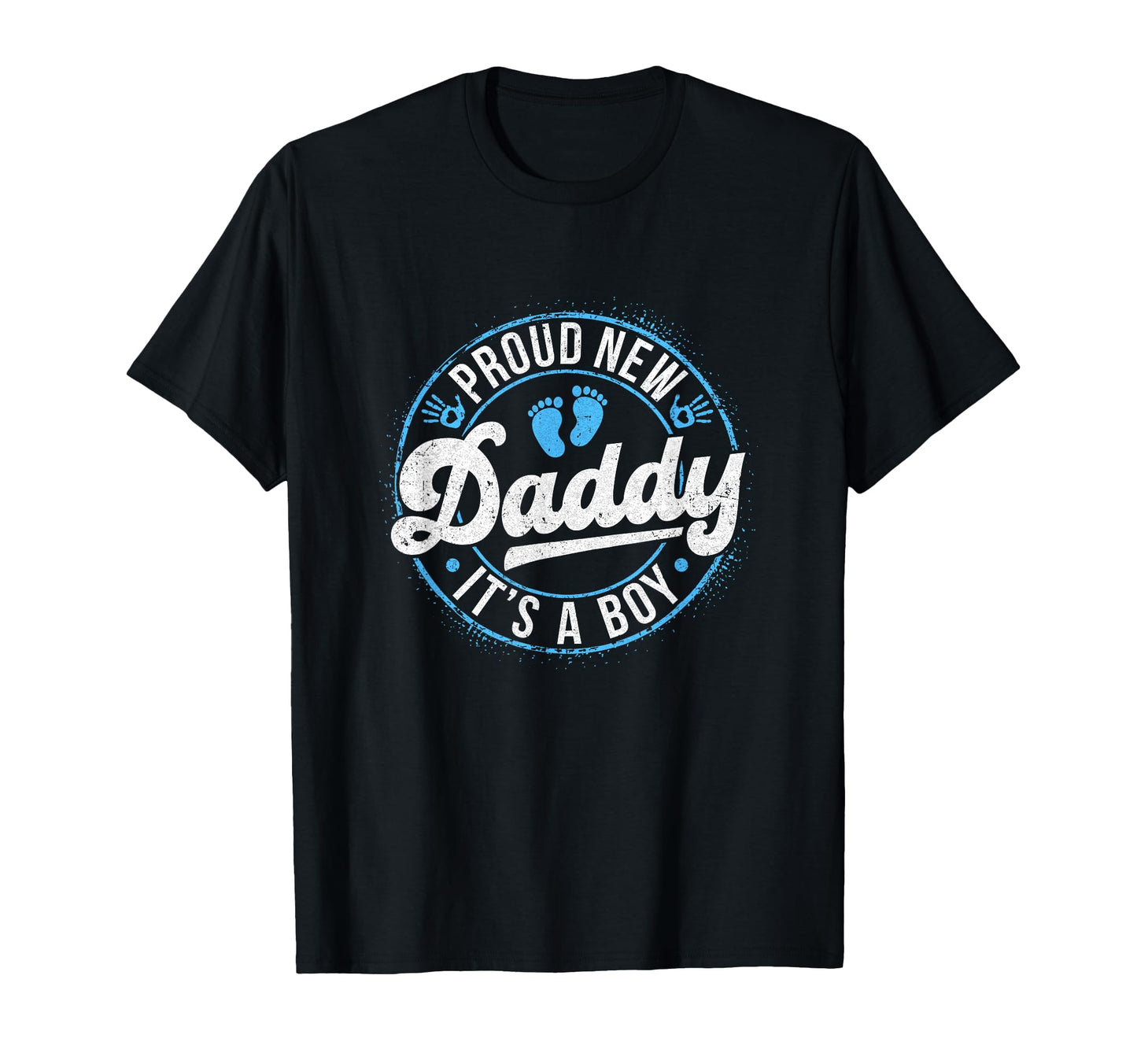 Proud New Daddy Its Fathers Day Dad To T-Shirt - Custom Art Print Unisex - T-Shirt, Sweatshirt, Hoodie