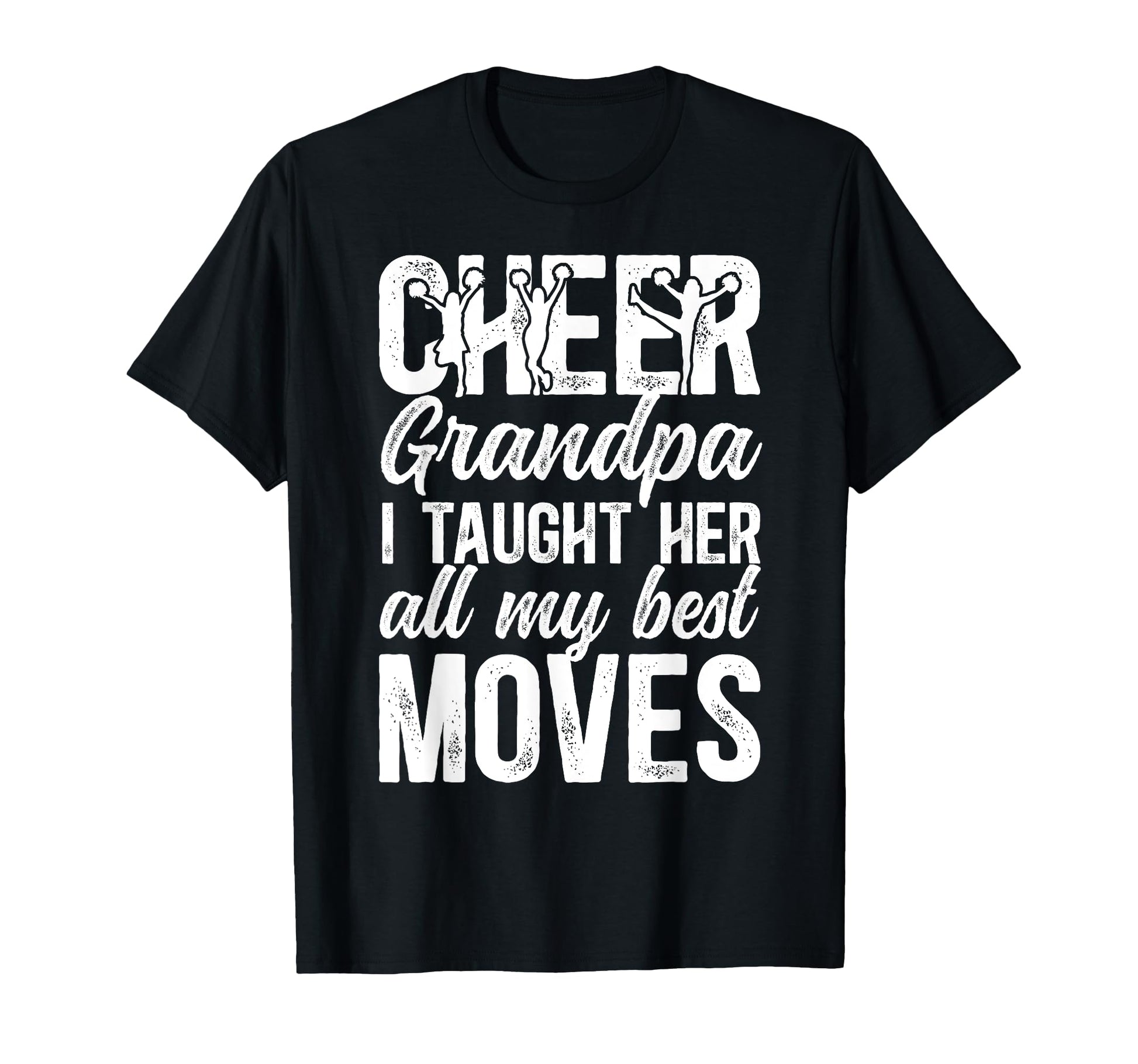 Cheer Grandpa Proud Grandpa Cheerleader T-Shirt - Graphic Print Men Women - T-Shirt, Sweatshirt, Hoodie