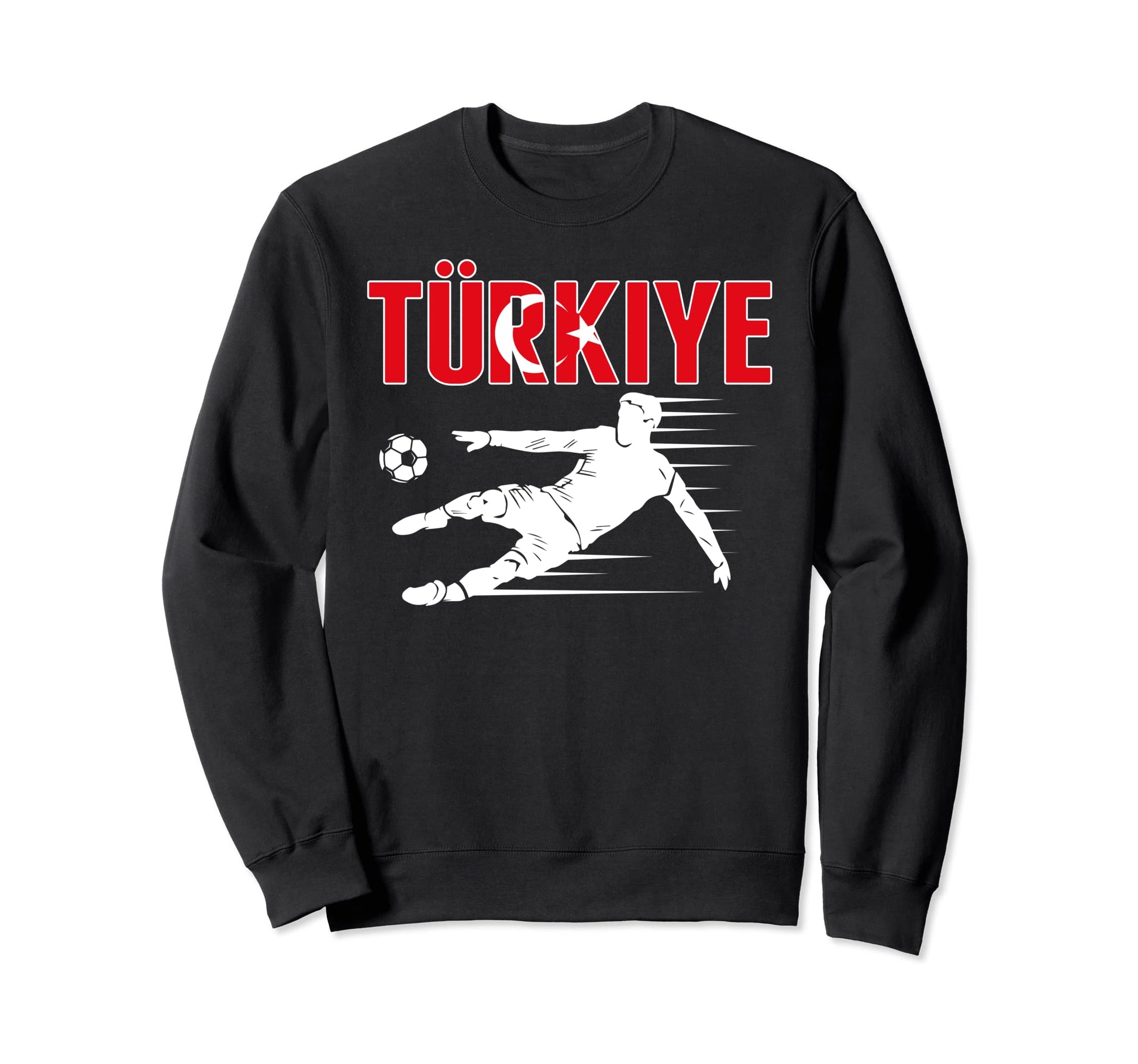 Turkiye Soccer Fans Jersey Proud Sweatshirt - Fun Novelty Design Men Women - T-Shirt, Sweatshirt, Hoodie