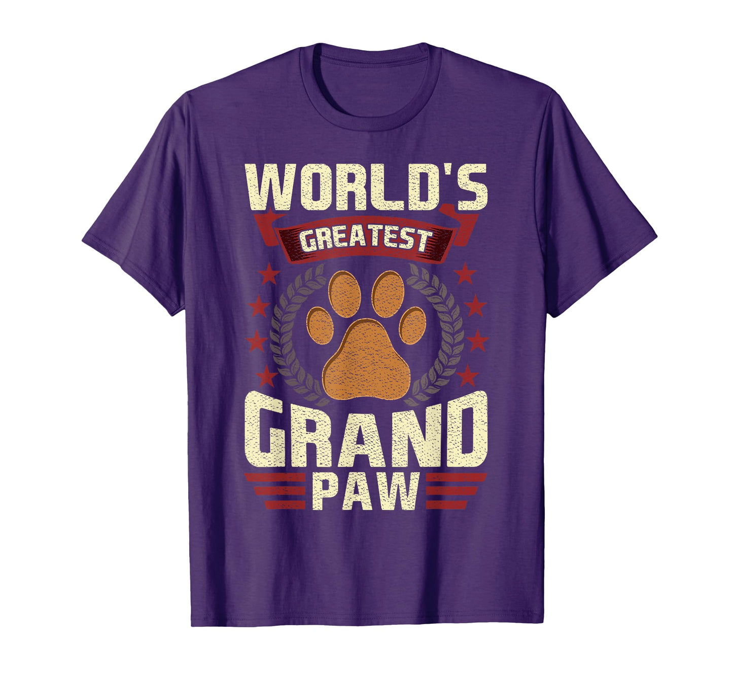 Worlds Greatest Grandpa Grand Paw Dog T-Shirt - Graphic Print Men Women - T-Shirt, Sweatshirt, Hoodie
