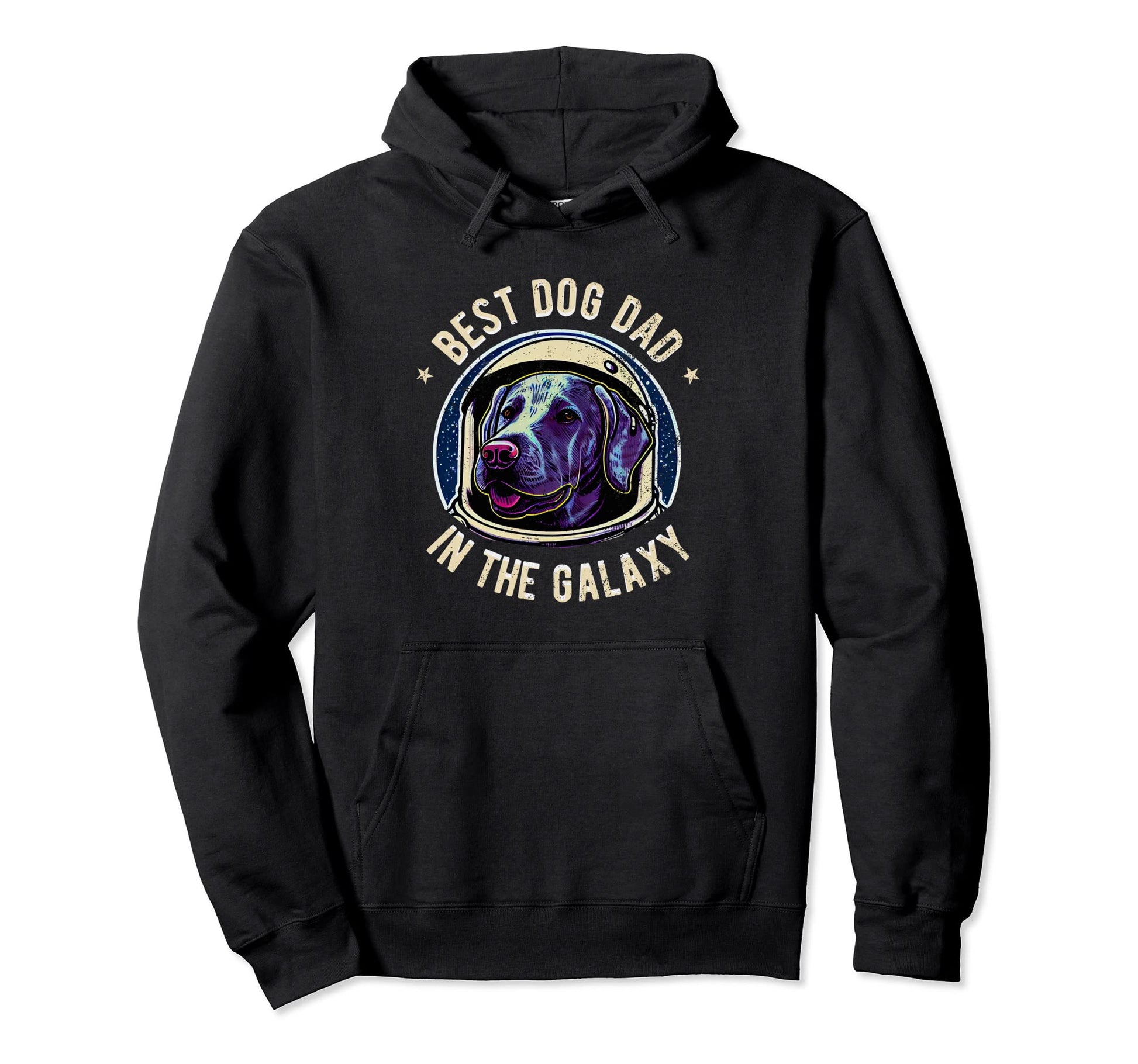 Best Labrador Dog Dad Galaxy Hoodie - Graphic Print Unisex - T-Shirt, Sweatshirt, Hoodie