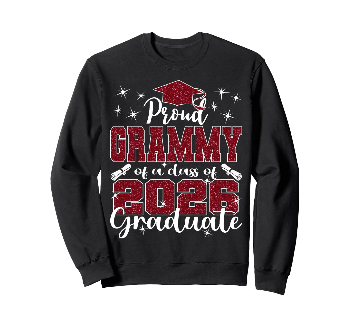 Super Proud Grammy 2026 Graduate Sweatshirt - Custom Art Print Men Women - T-Shirt, Sweatshirt, Hoodie