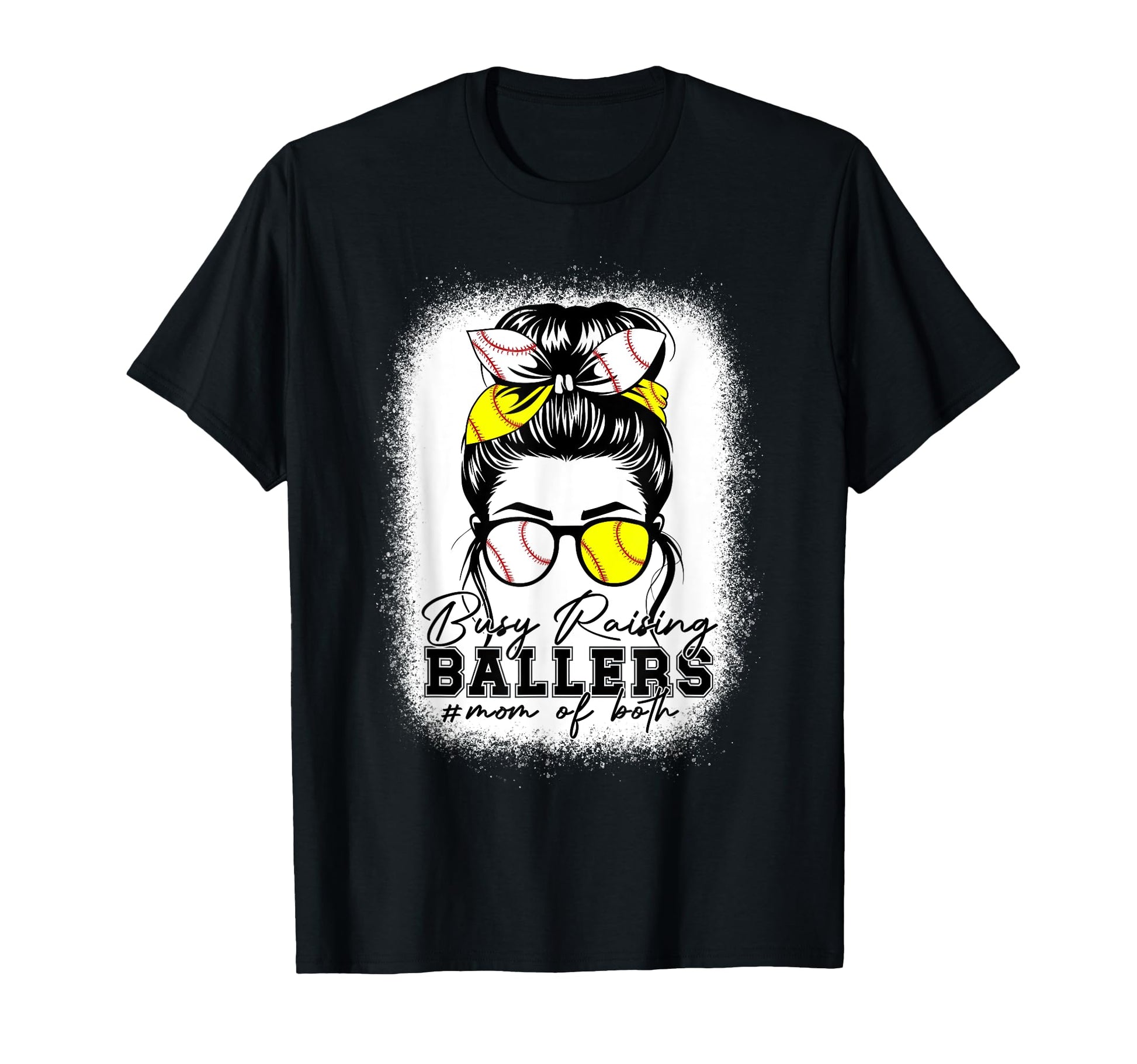 Busy Raising Ballers Baseball T-Shirt - Fun Novelty Design for Adults - T-Shirt, Sweatshirt, Hoodie